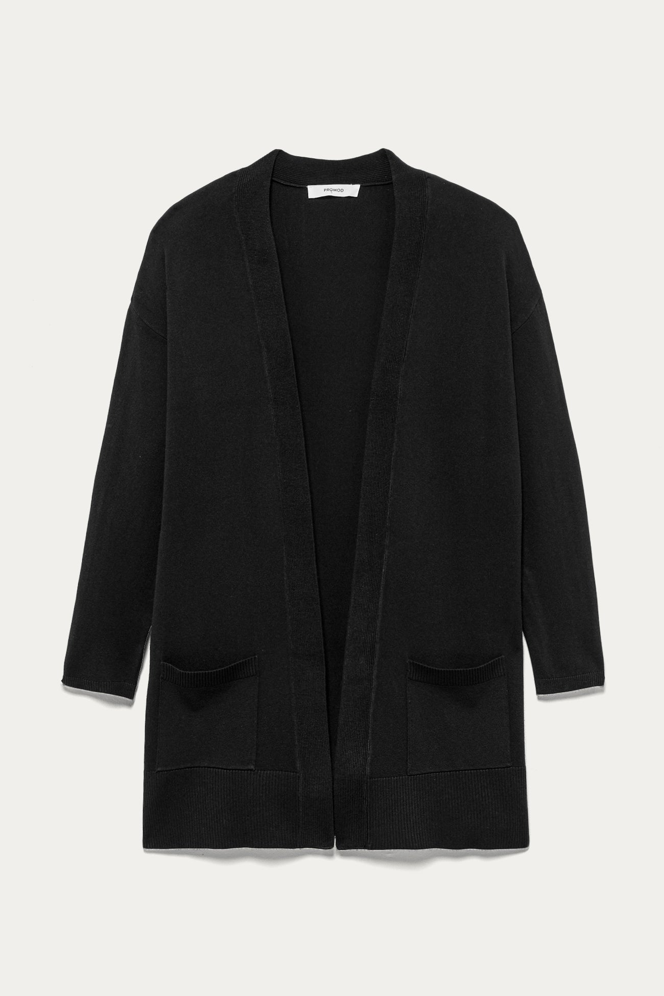 Long lightweight knit cardigan - Navy blue