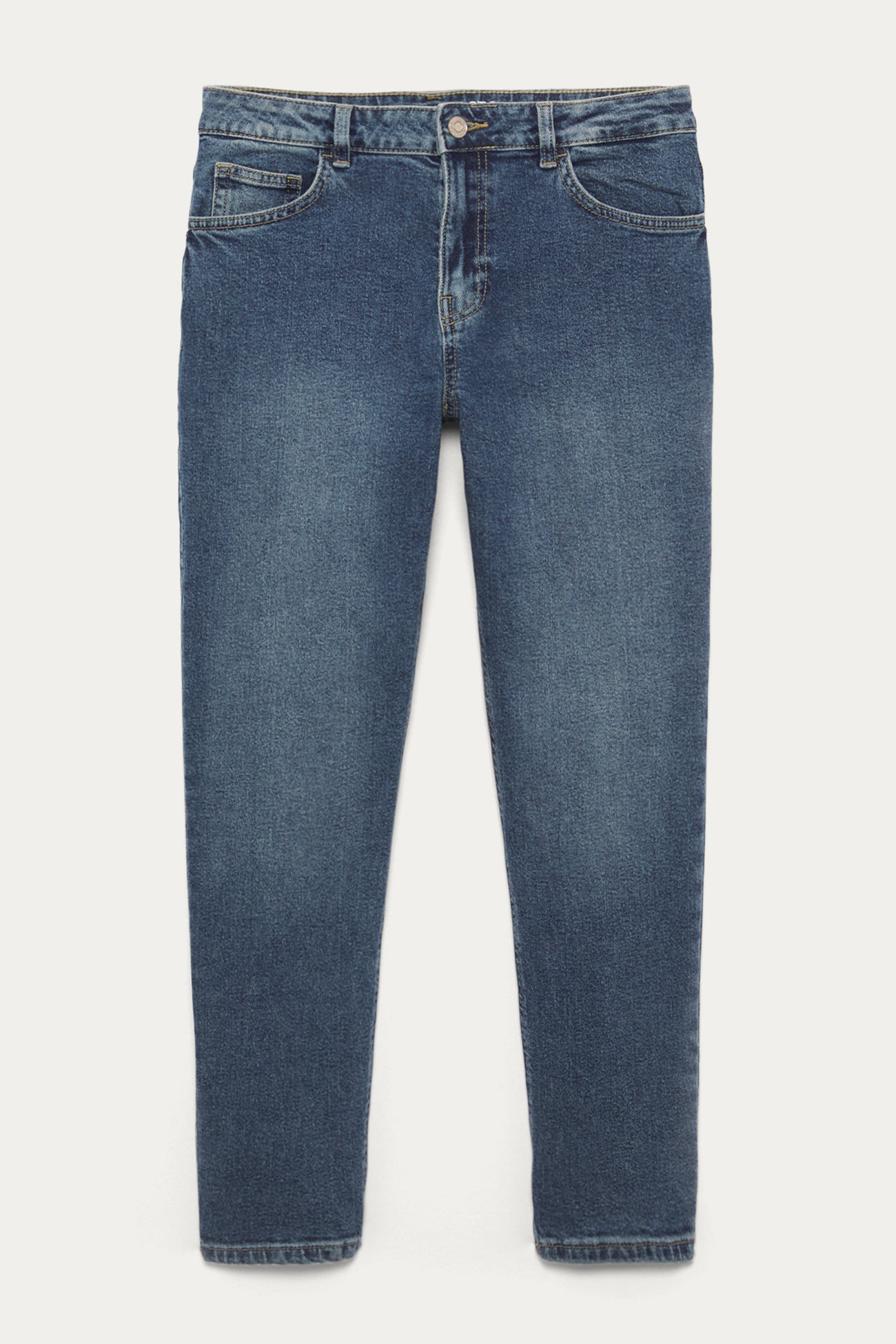 GASTON slim-leg cropped jeans - Light denim