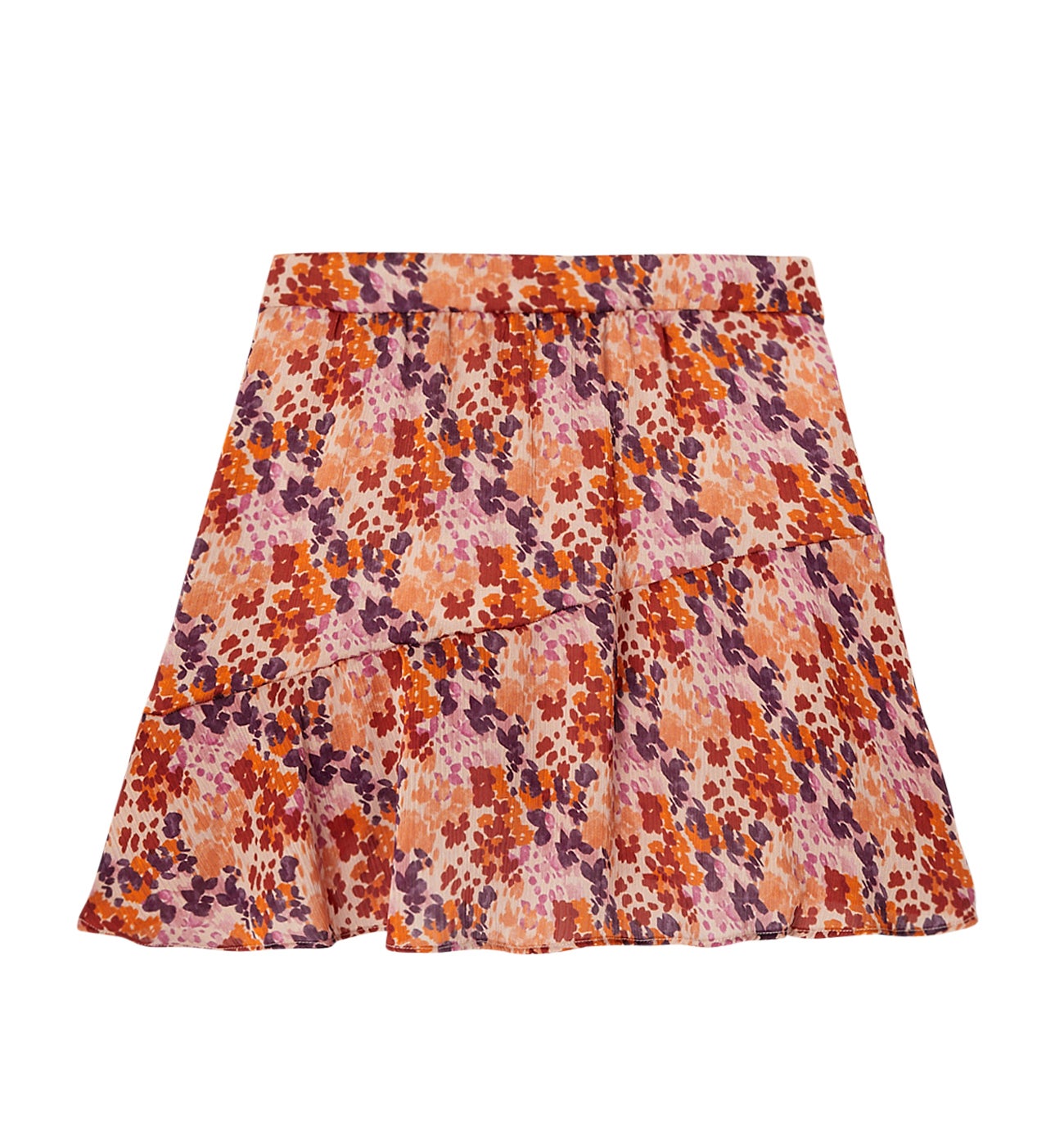Patterned mini skirt - Multicolour print