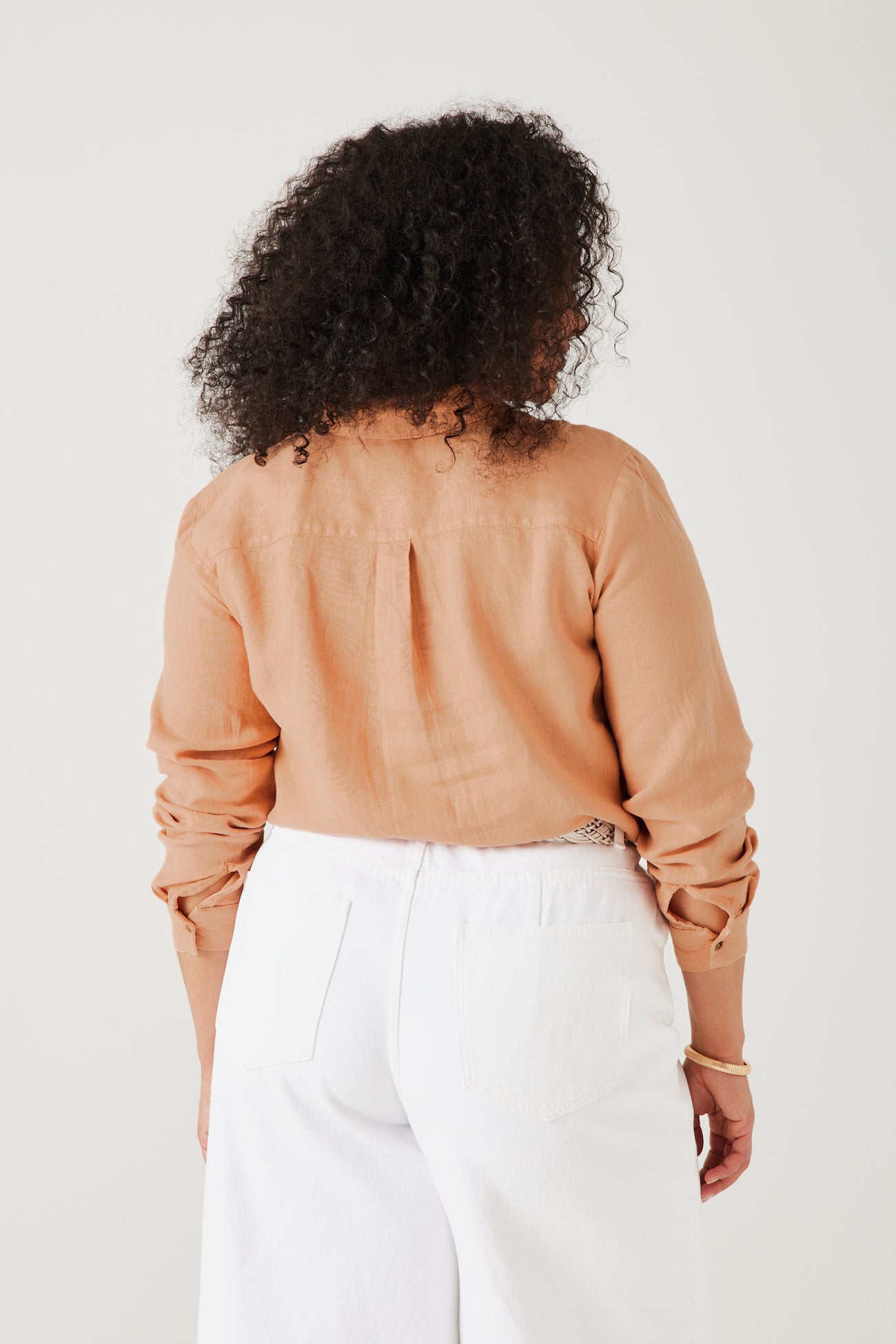 Linen shirt - Soft pink
