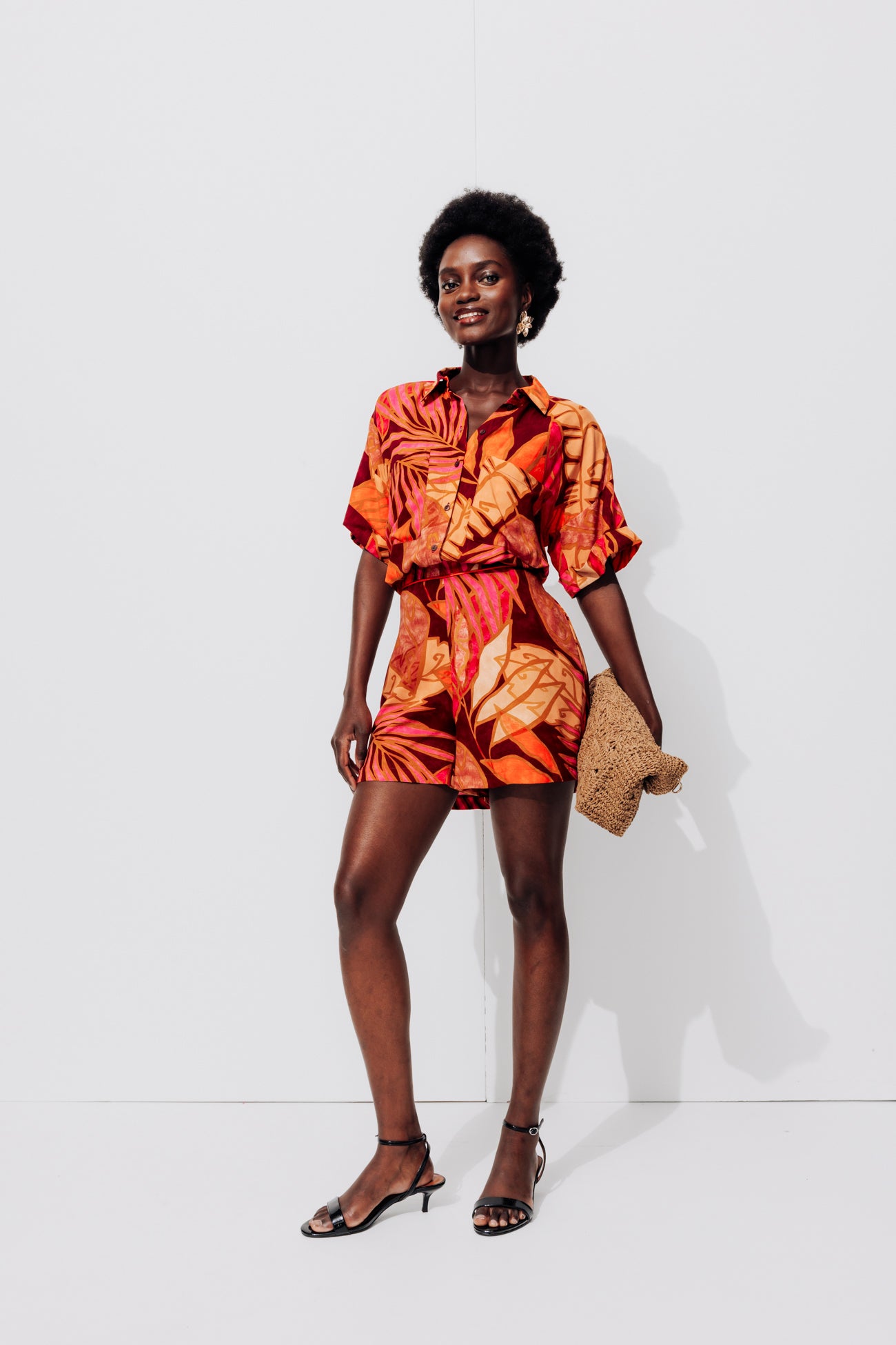 Patterned shorts - Multicolour print