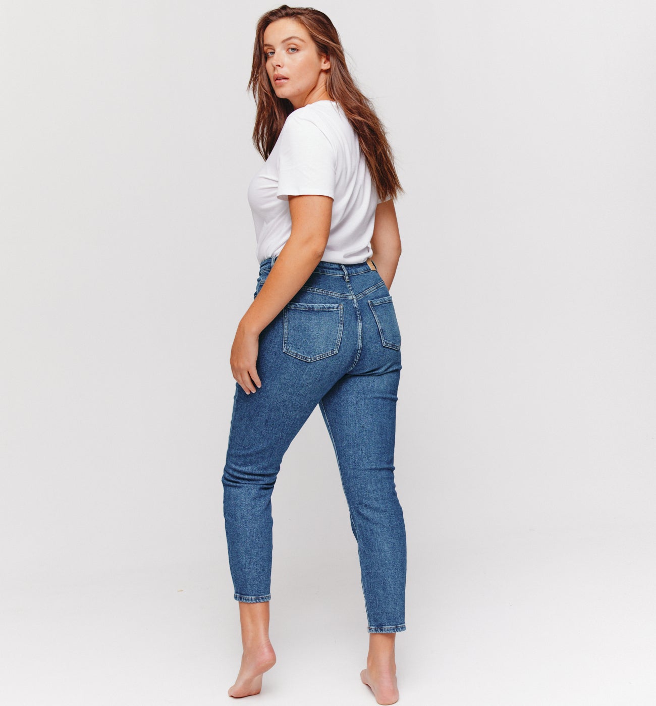 EMILE high-waist skinny jeans - Rinse denim