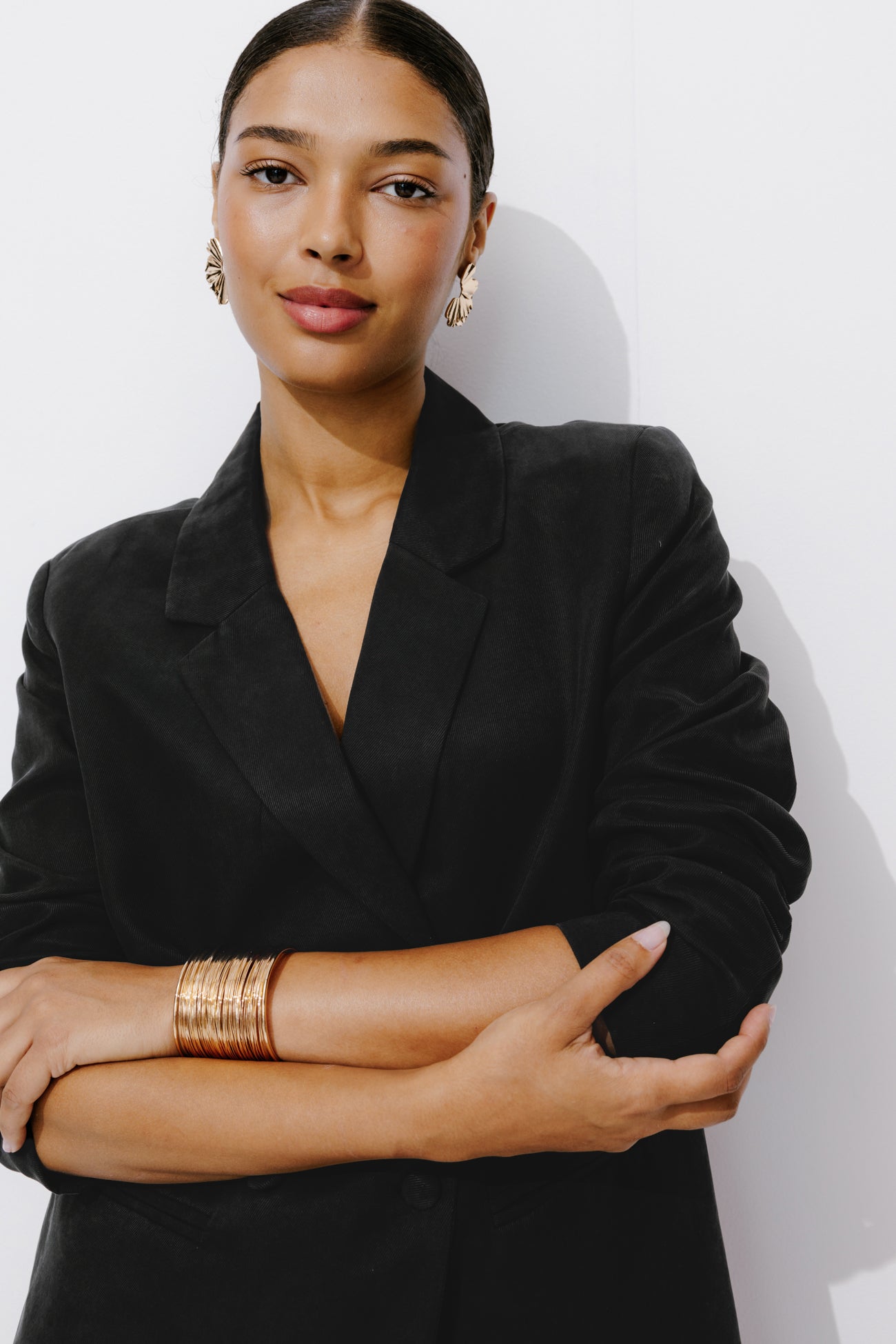 Lyocell tailored jacket - Black