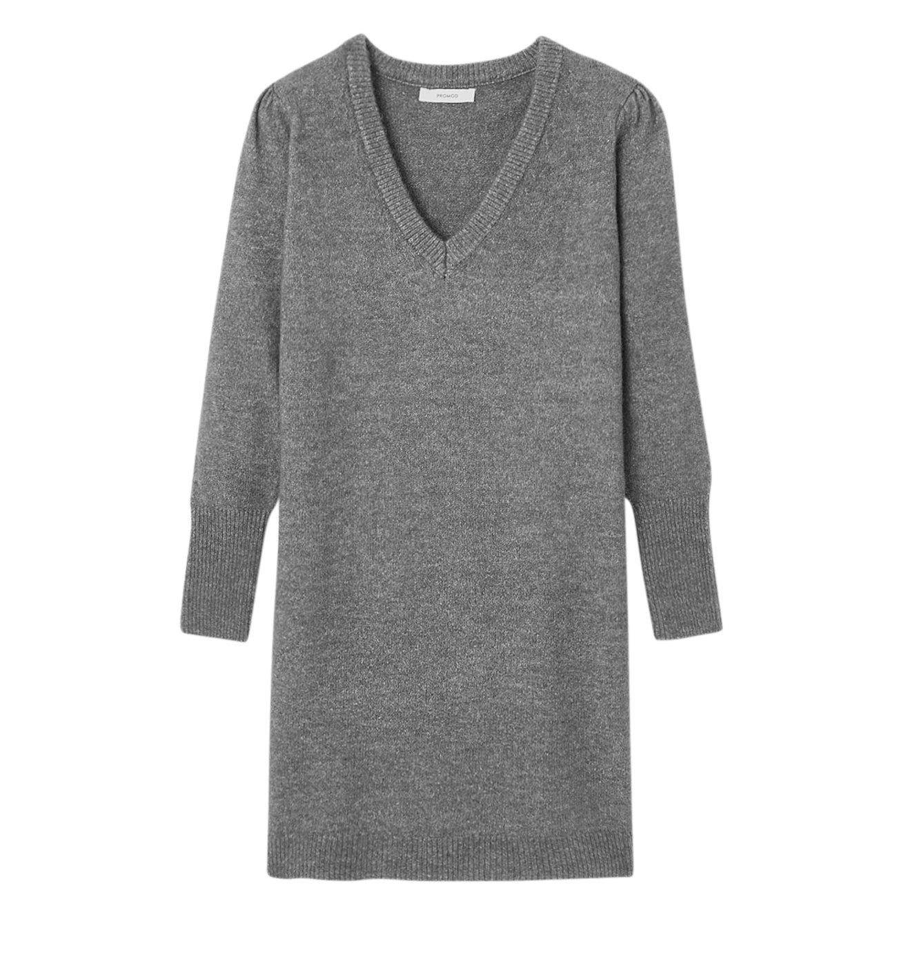 Flecked jumper dress - Black