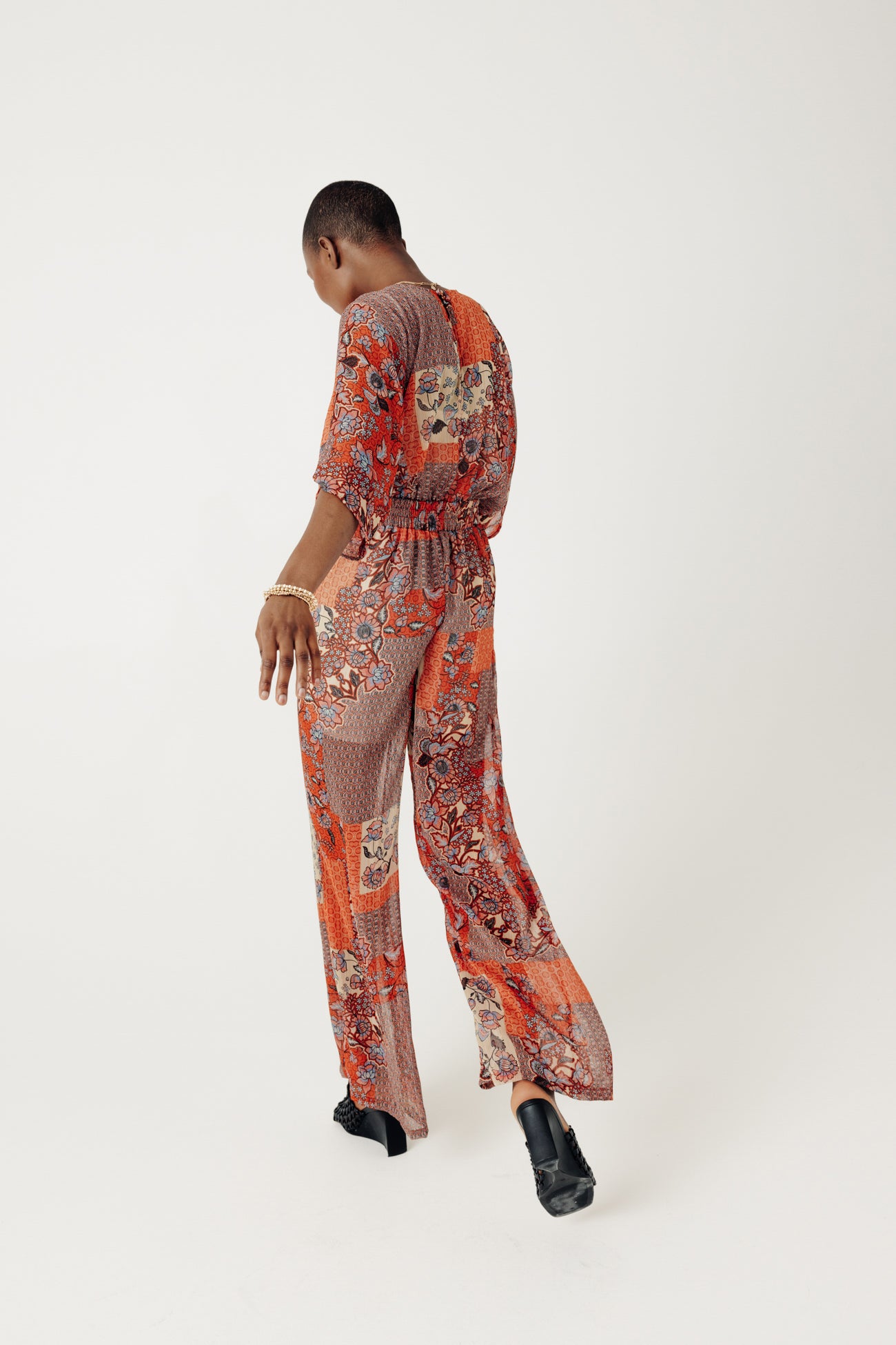 Patterned jumpsuit - Multicolour print