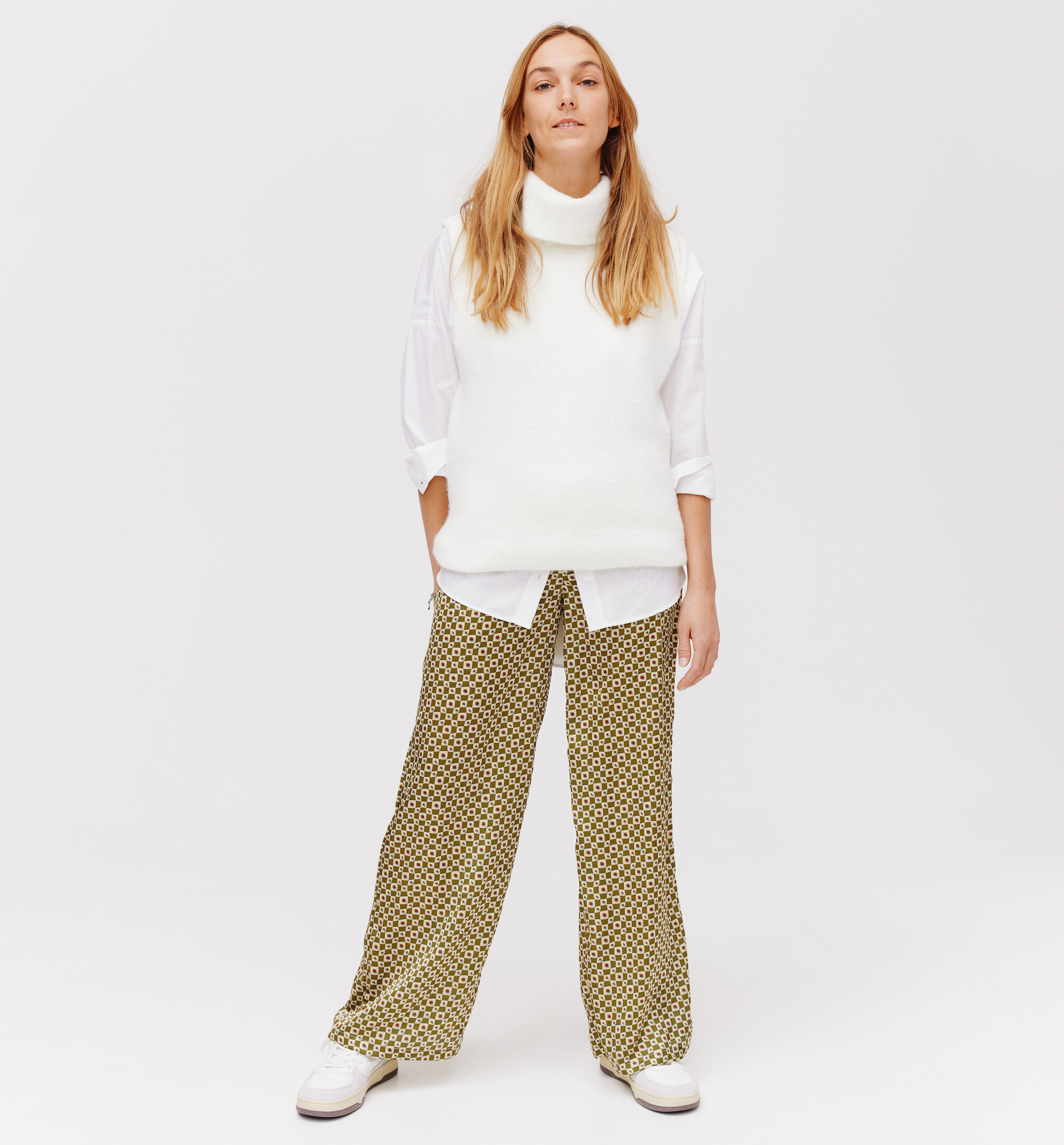 PACO trousers sewing pattern - Ecru