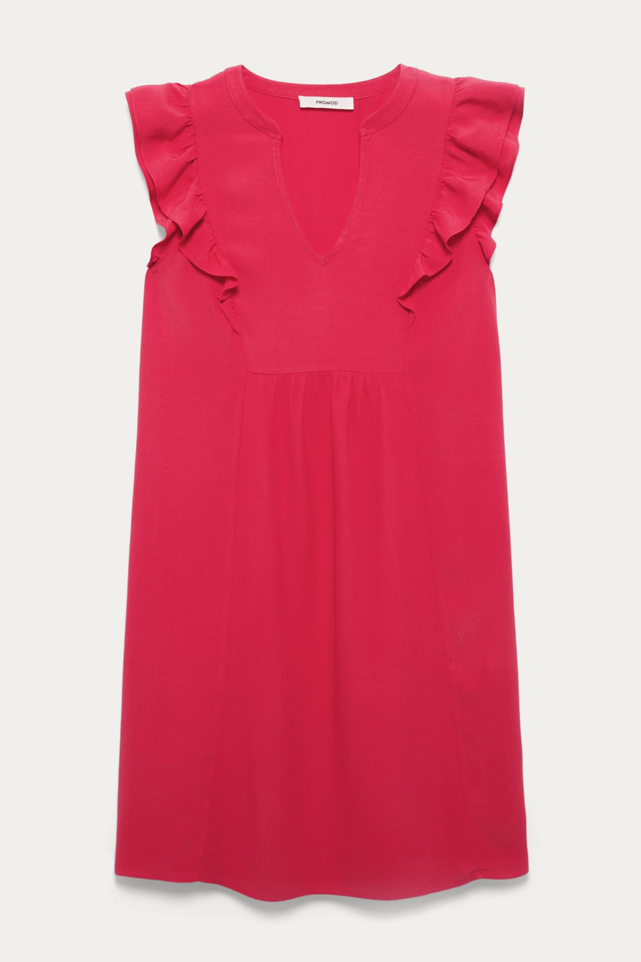 Eco-produced dress - Navy blue print