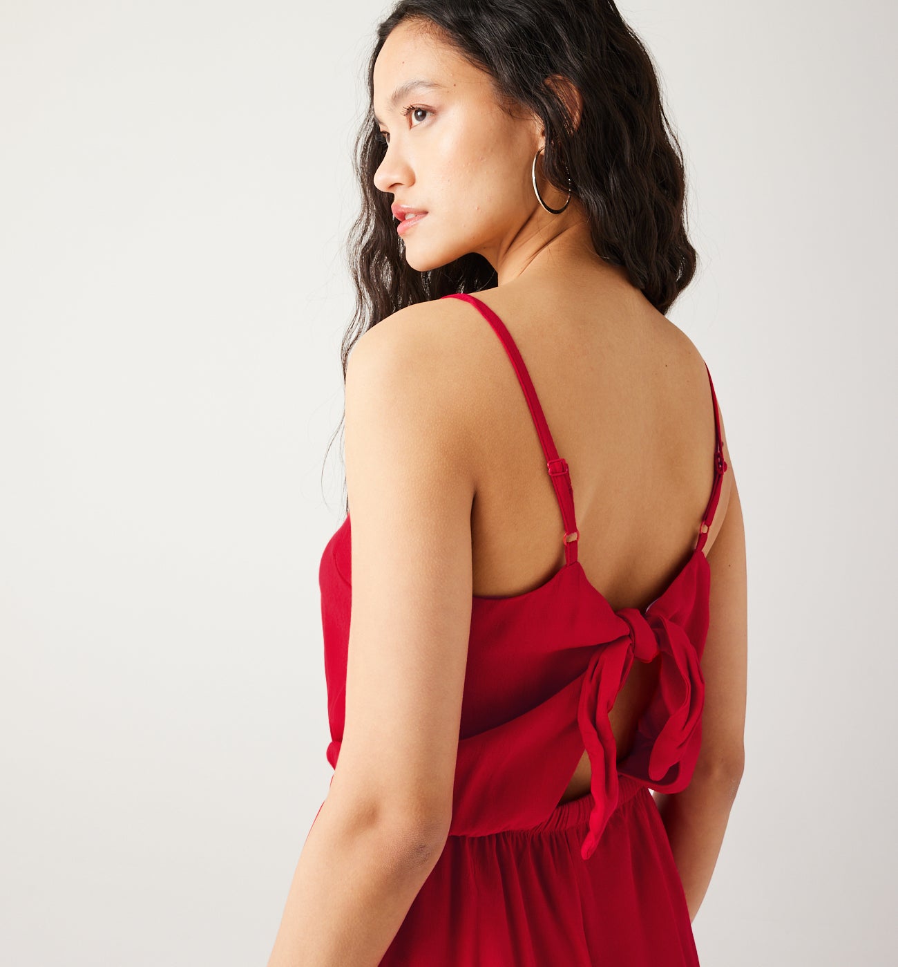 Shorts jumpsuit - Red