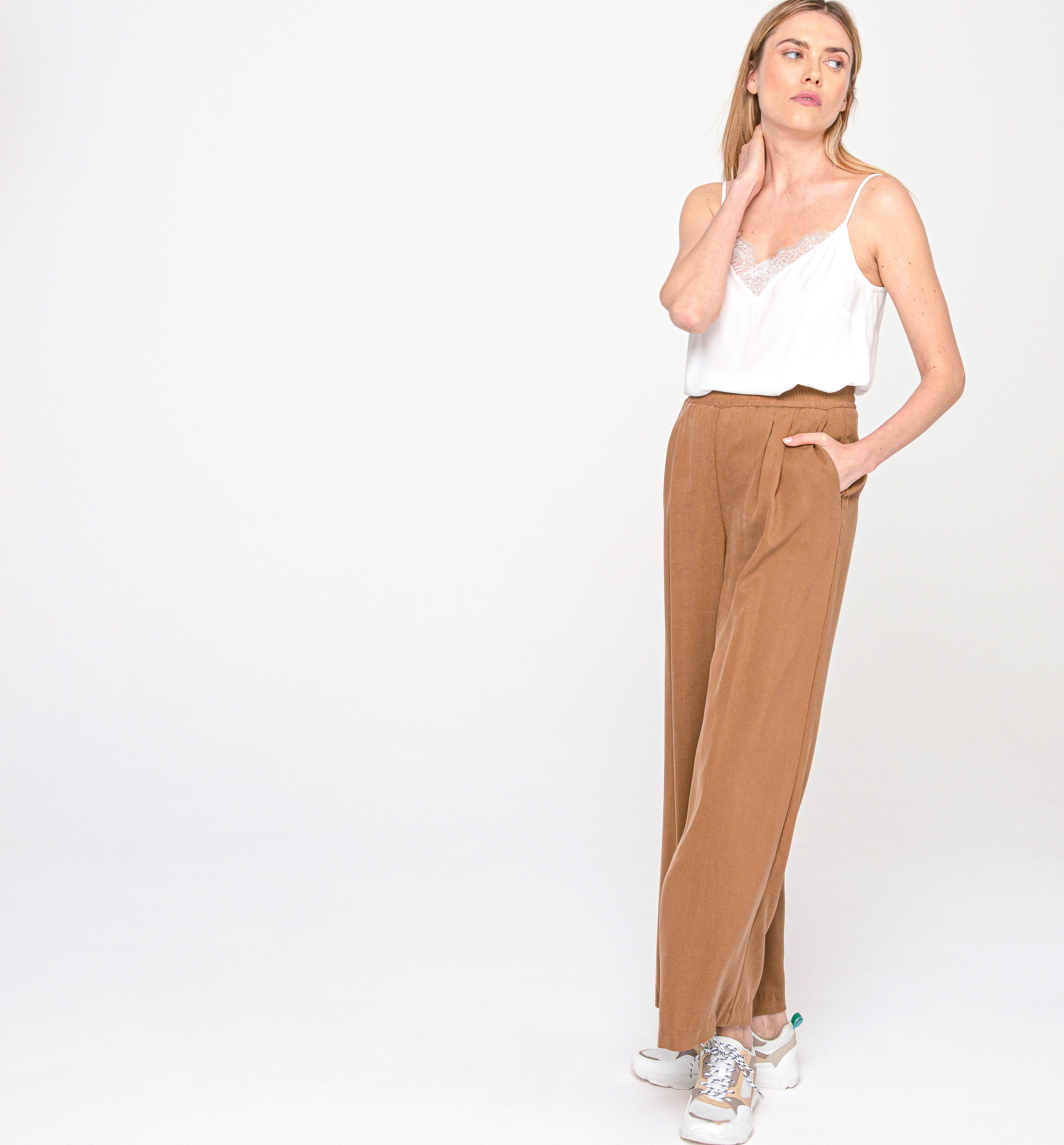 Patterned strappy top - Black print