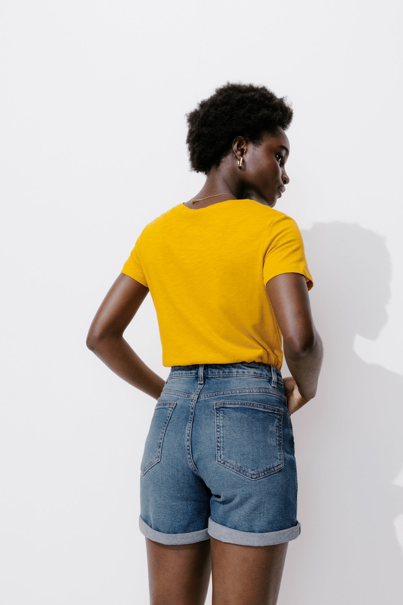 Denim shorts - Medium denim