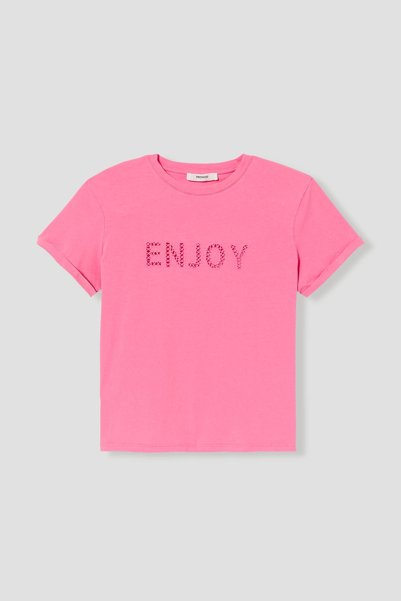 Slogan t-shirt - Pink print