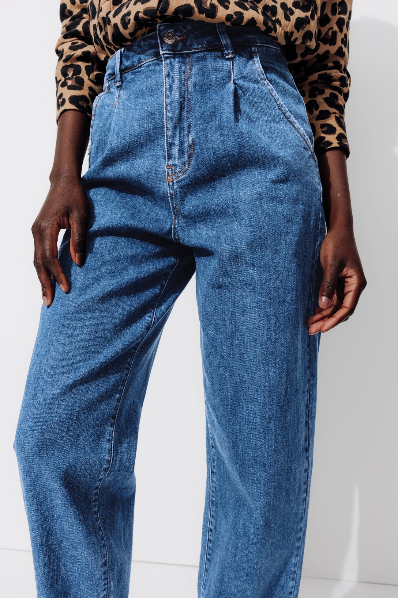 OSCAR slouchy jeans - Medium denim