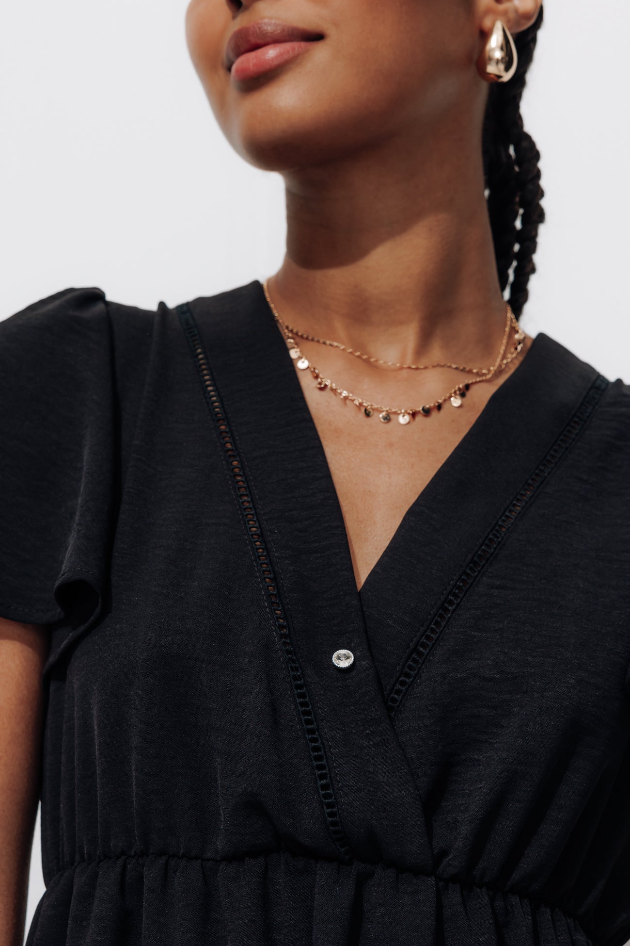 Strass pin brooch - Silver