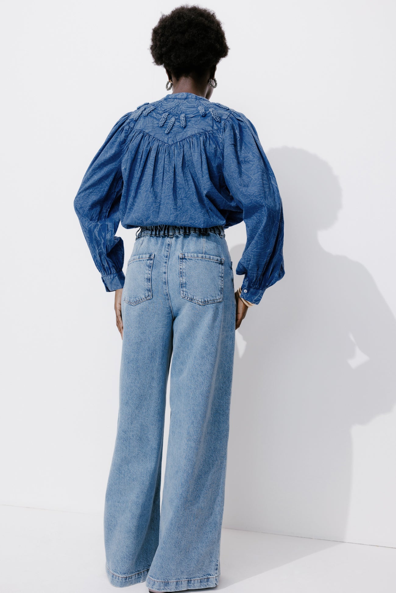 Cotton shirt - Medium denim