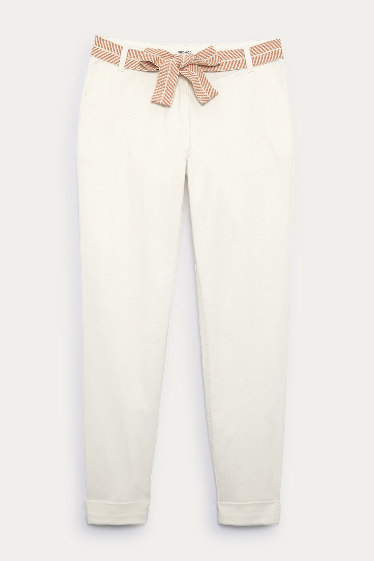 Belted chinos - Ochre