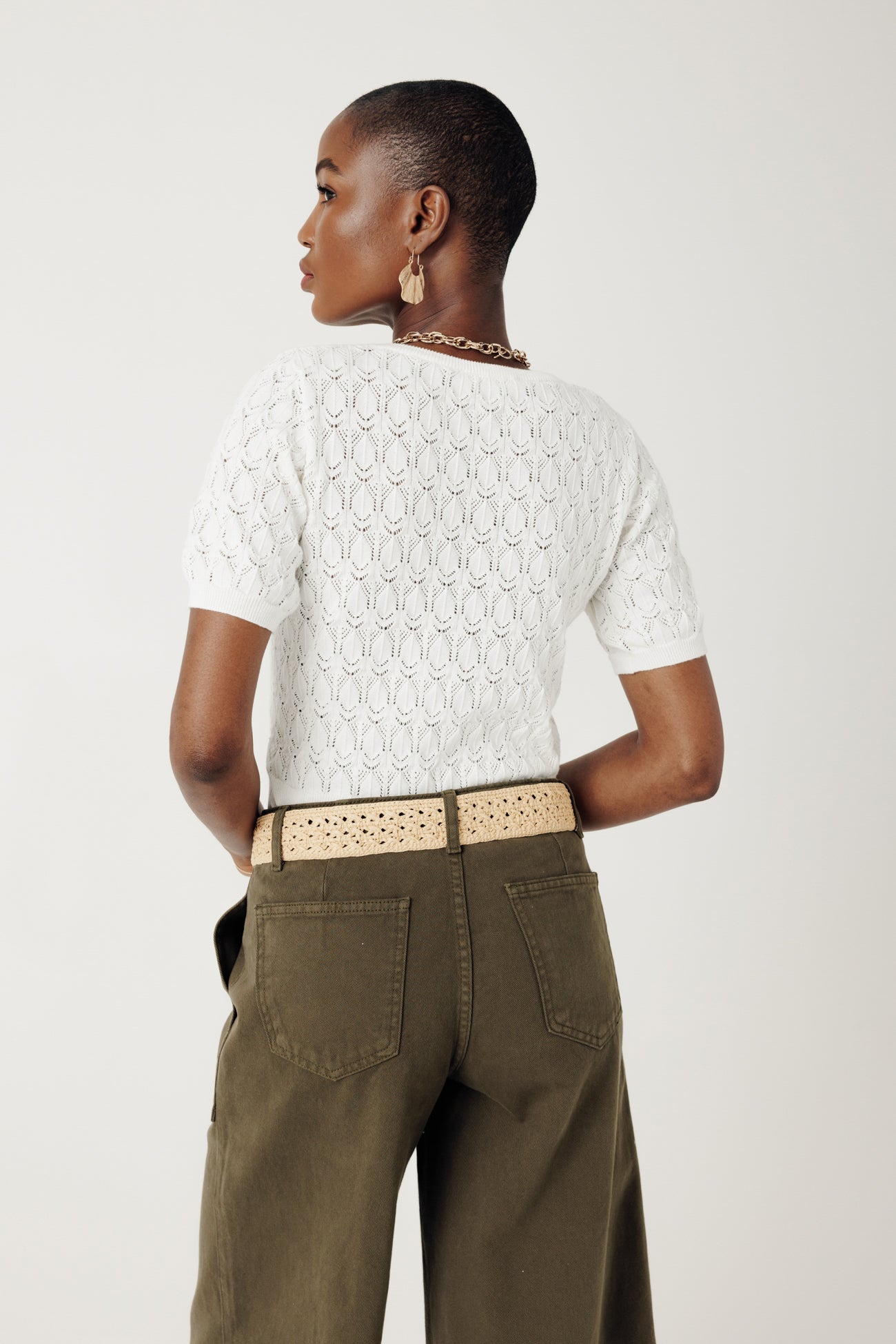 Eco-responsible jumper - Ecru