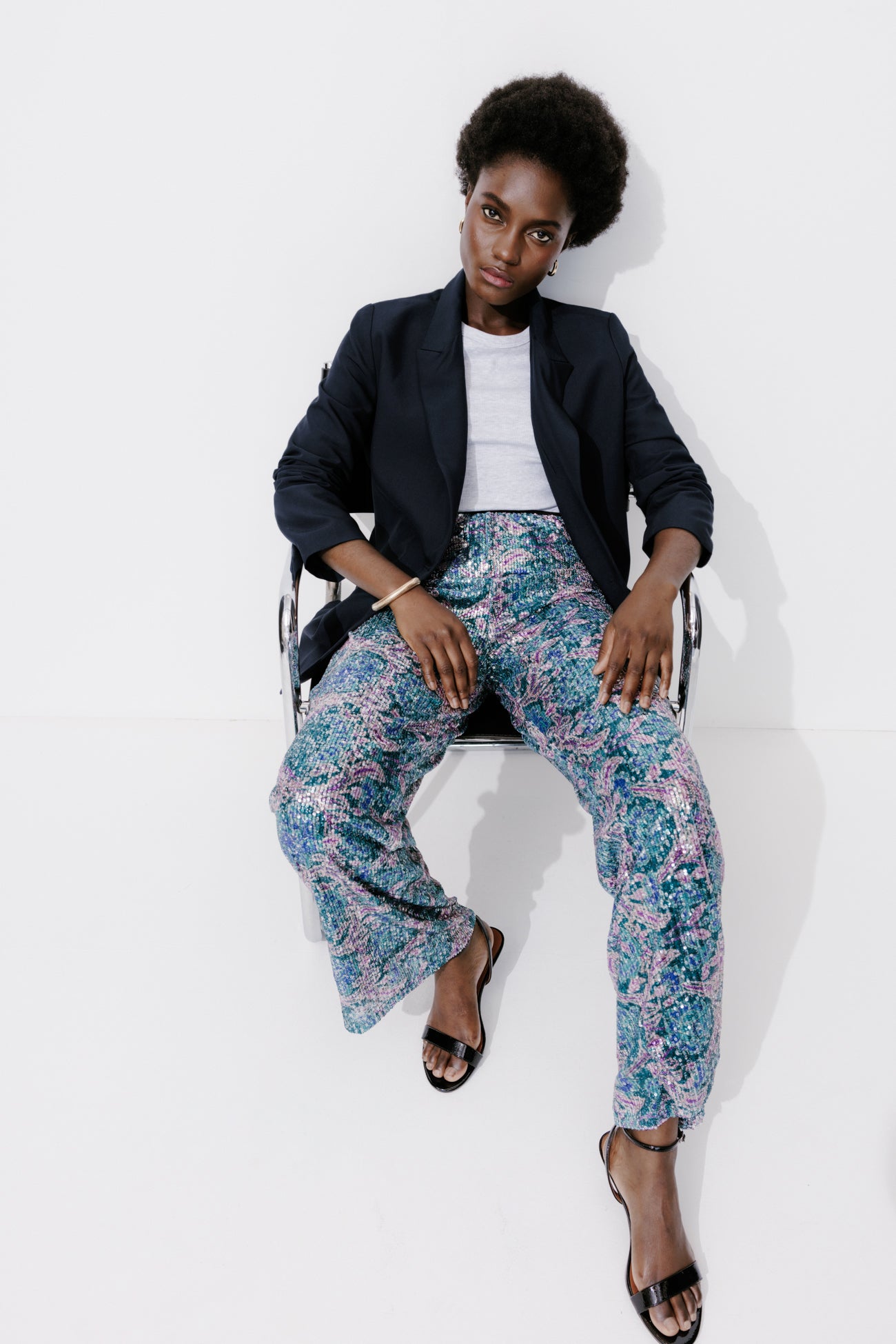 Tailored jacket - Navy blue