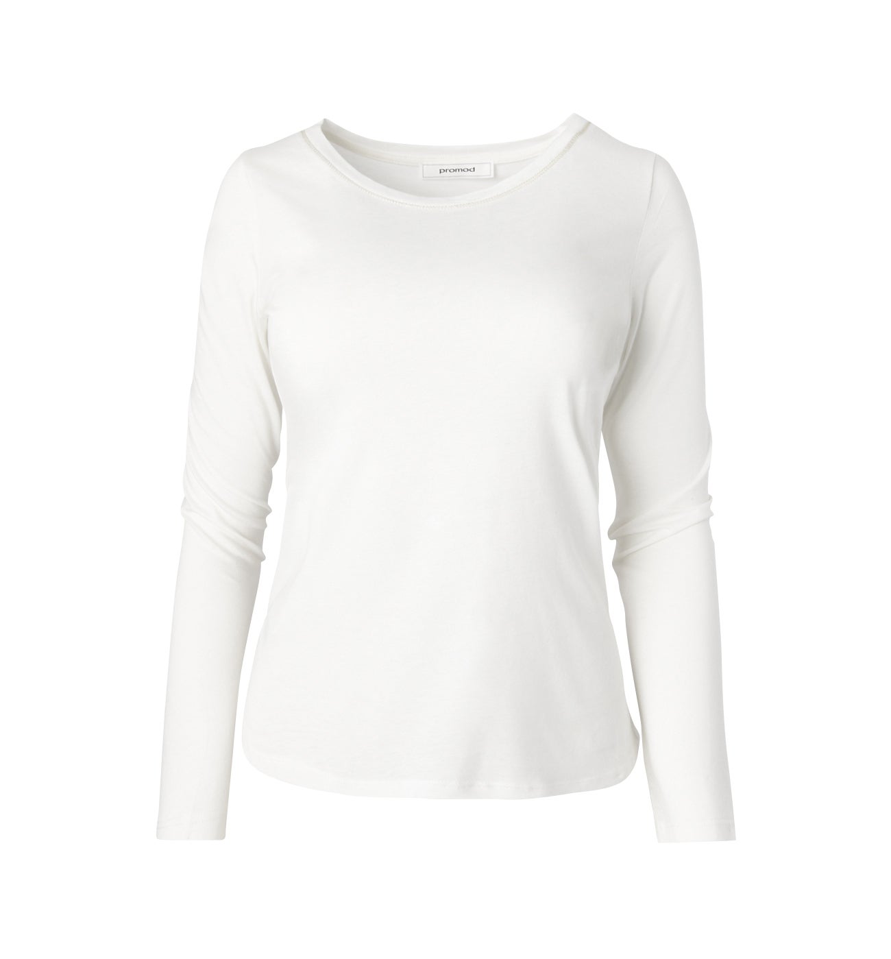Round-neck top - Ecru