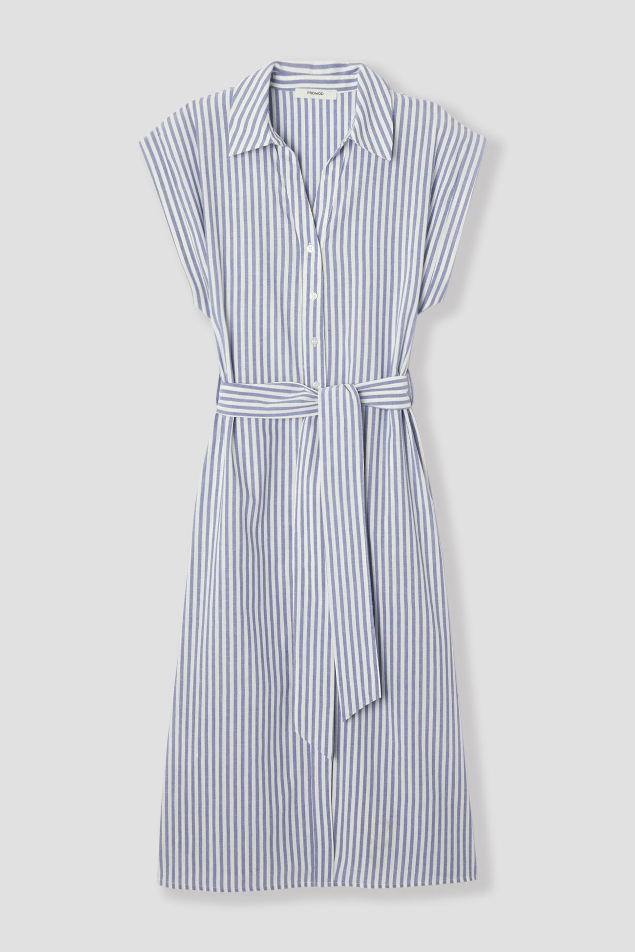 Striped shirtdress - Blue stripes