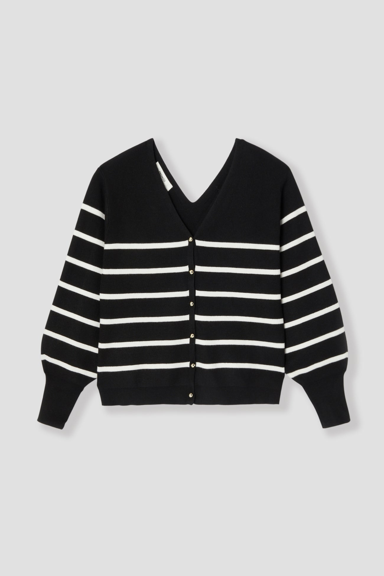 Recto/verso nautical cardigan - Violet