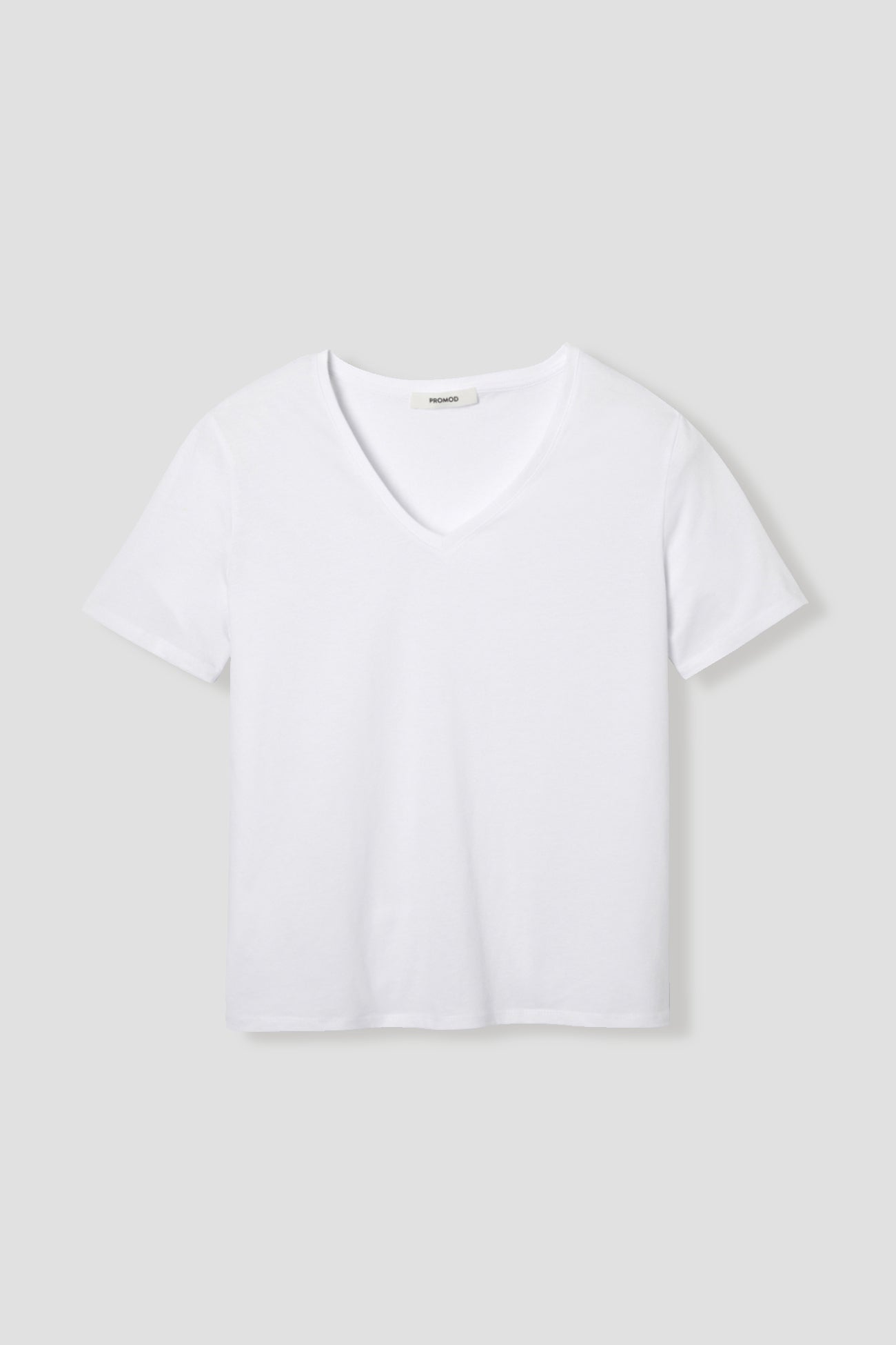 Eco-design v-neck t-shirt - Navy blue