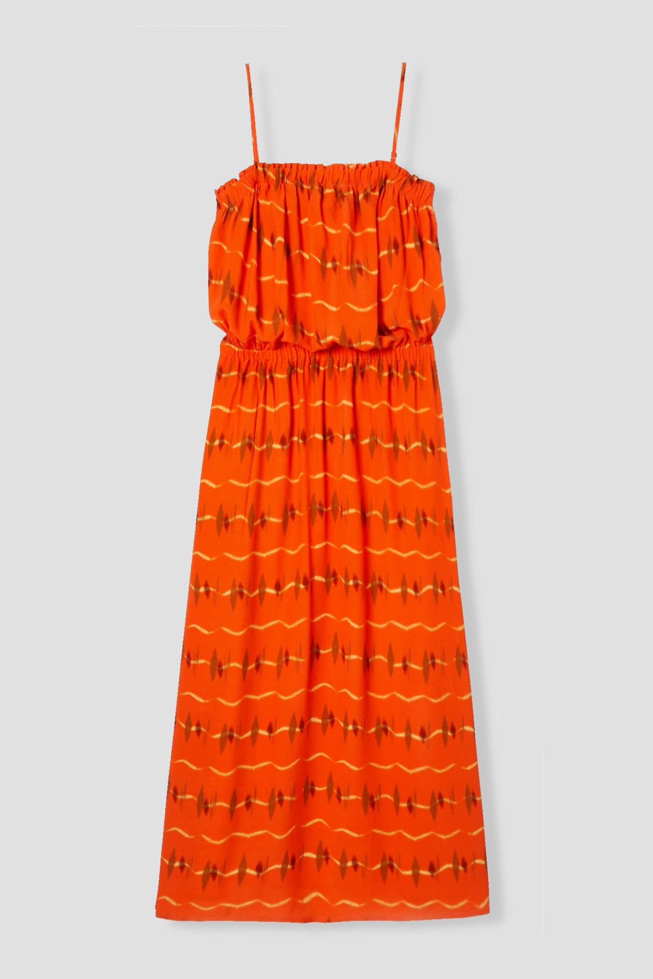 Strappy dress - Red print