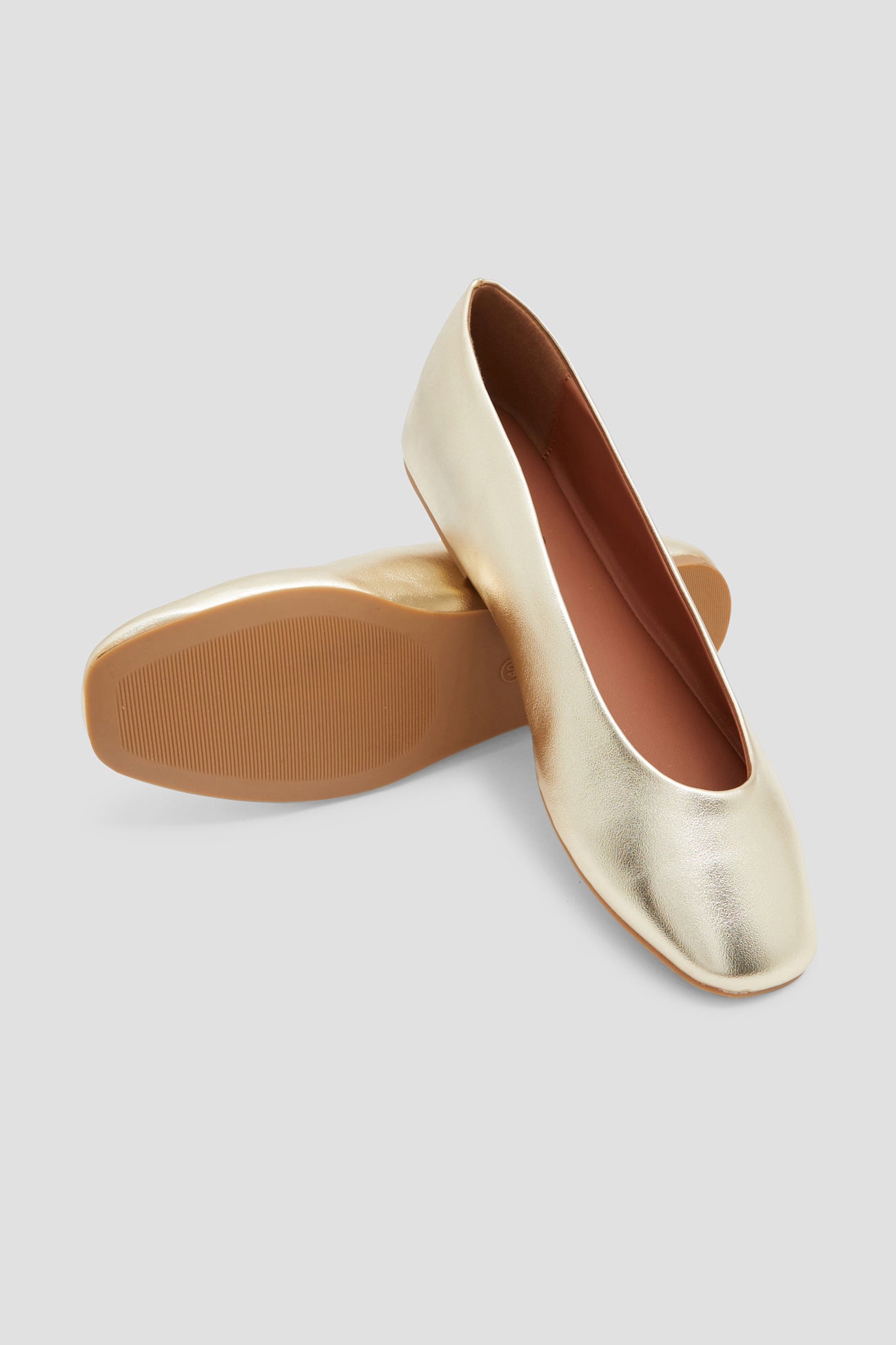 Glitzy ballerinas - Silver