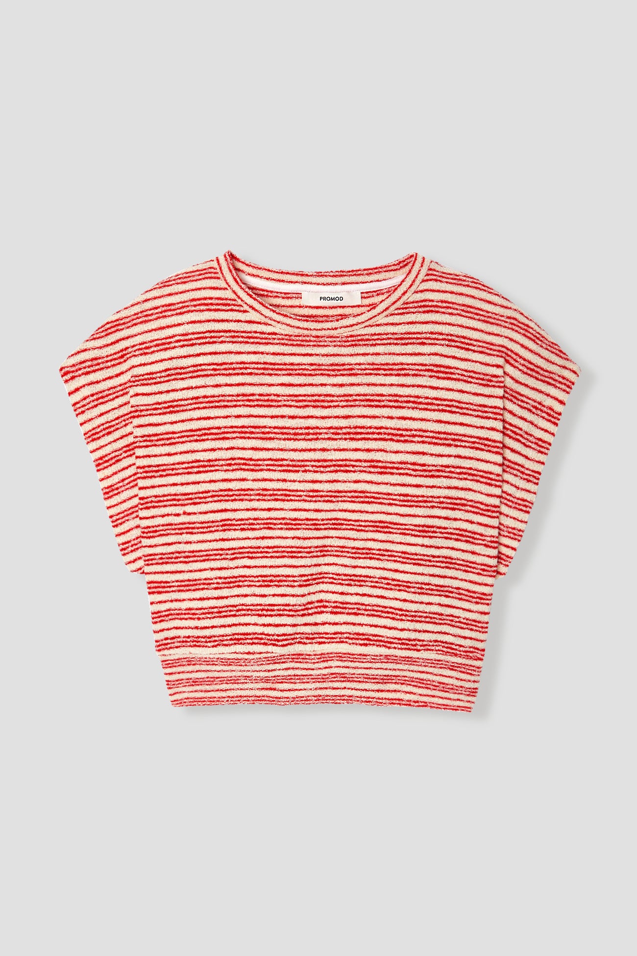 Striped crop top - Blue stripes