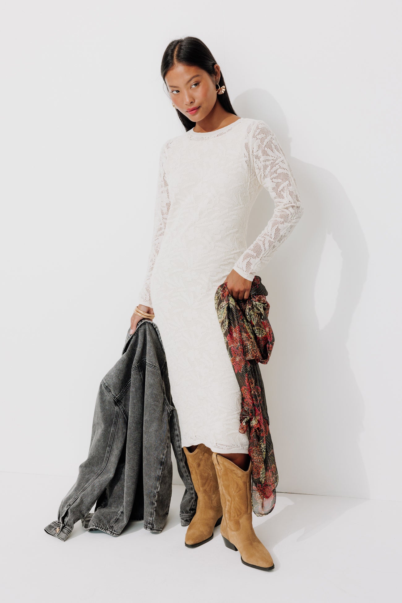 Crochet dress - Ecru