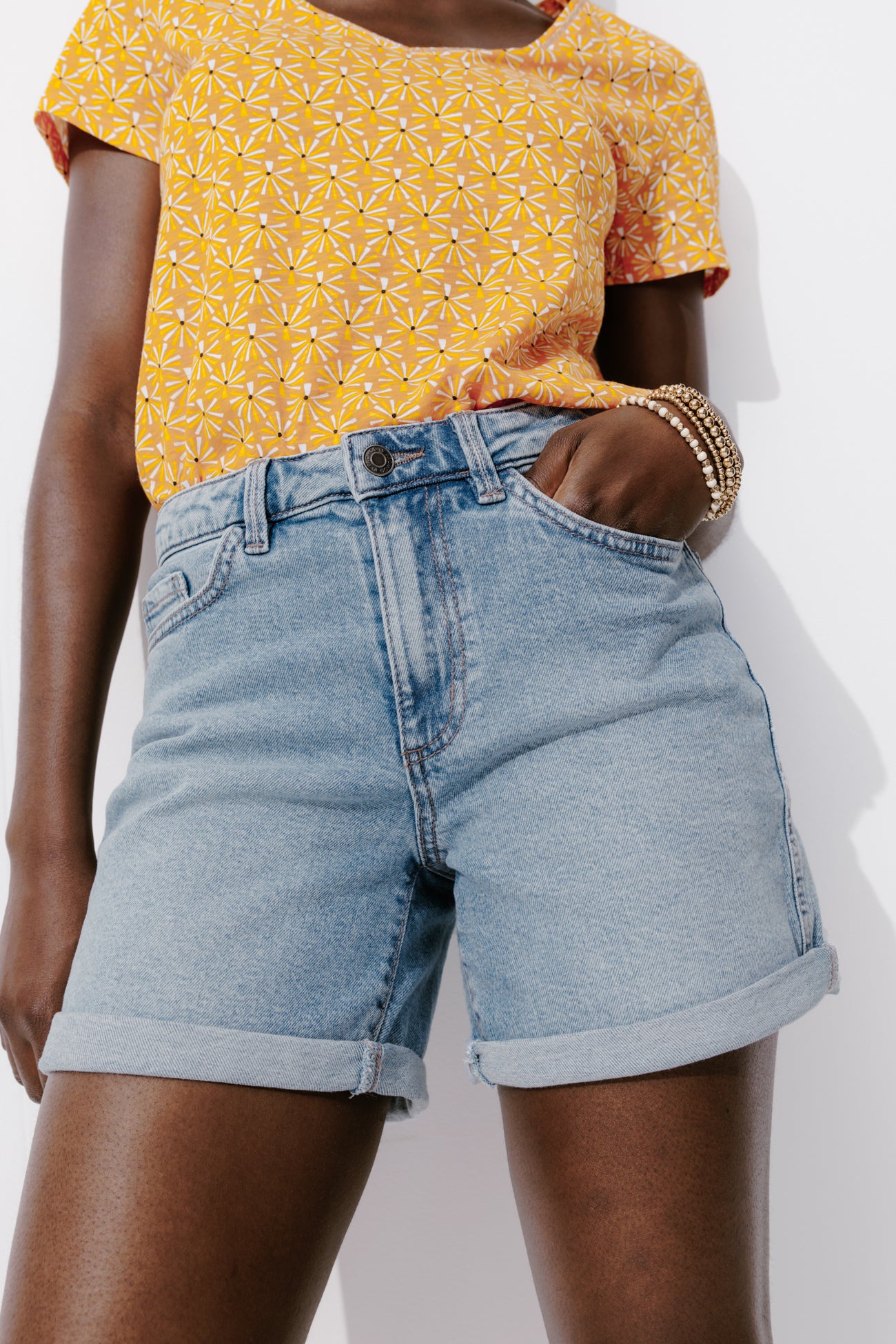 Denim shorts - Medium denim