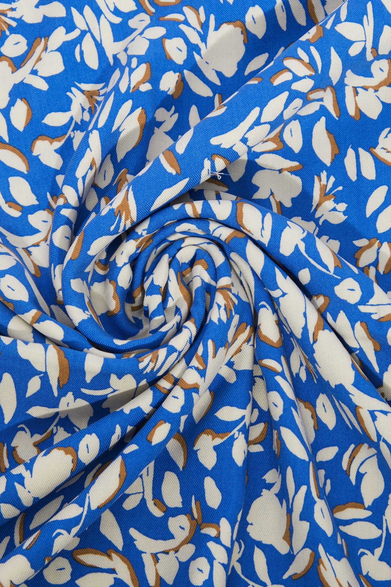 3m patterned twill fabric cut - Blue print