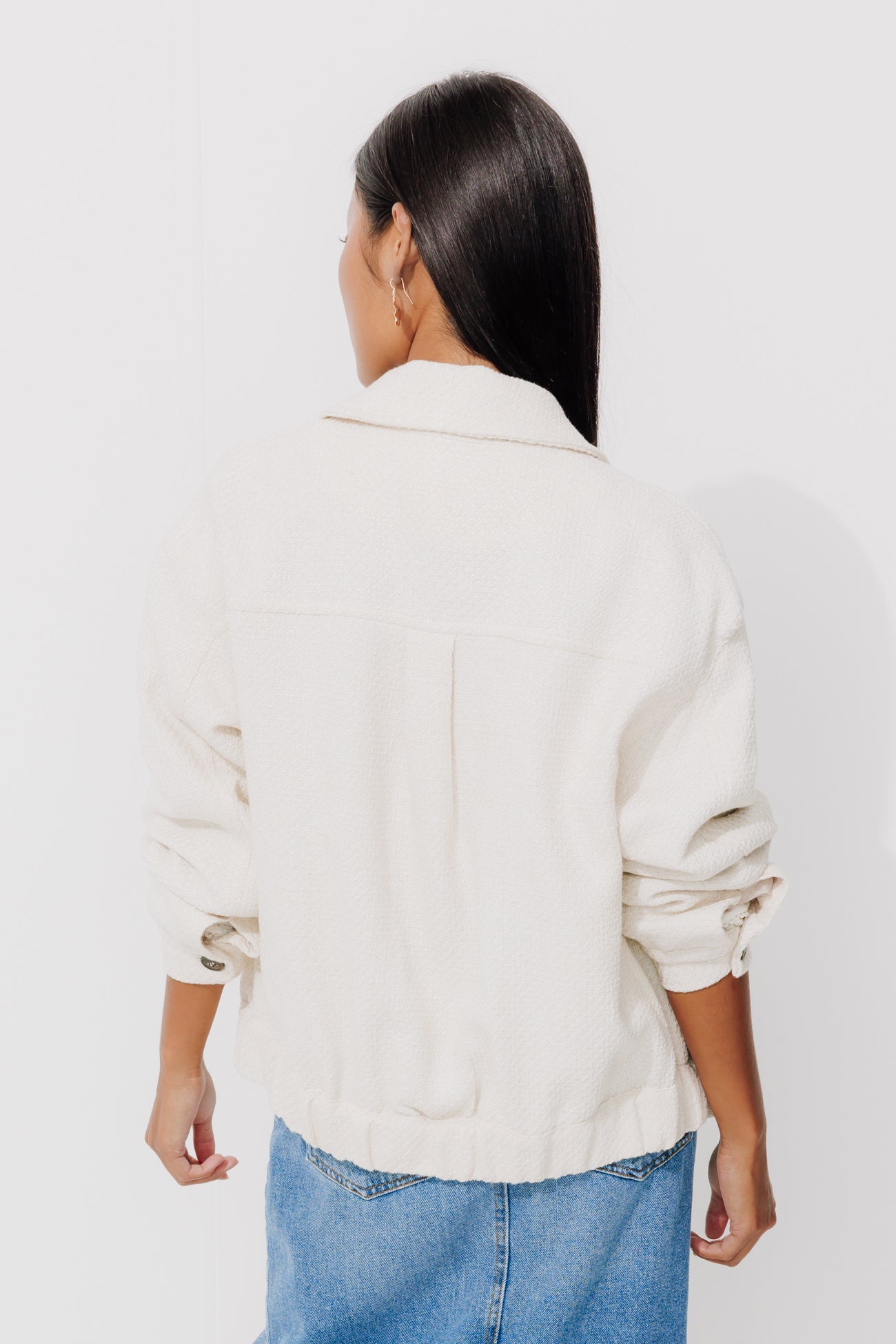 Tweed jacket - Navy blue