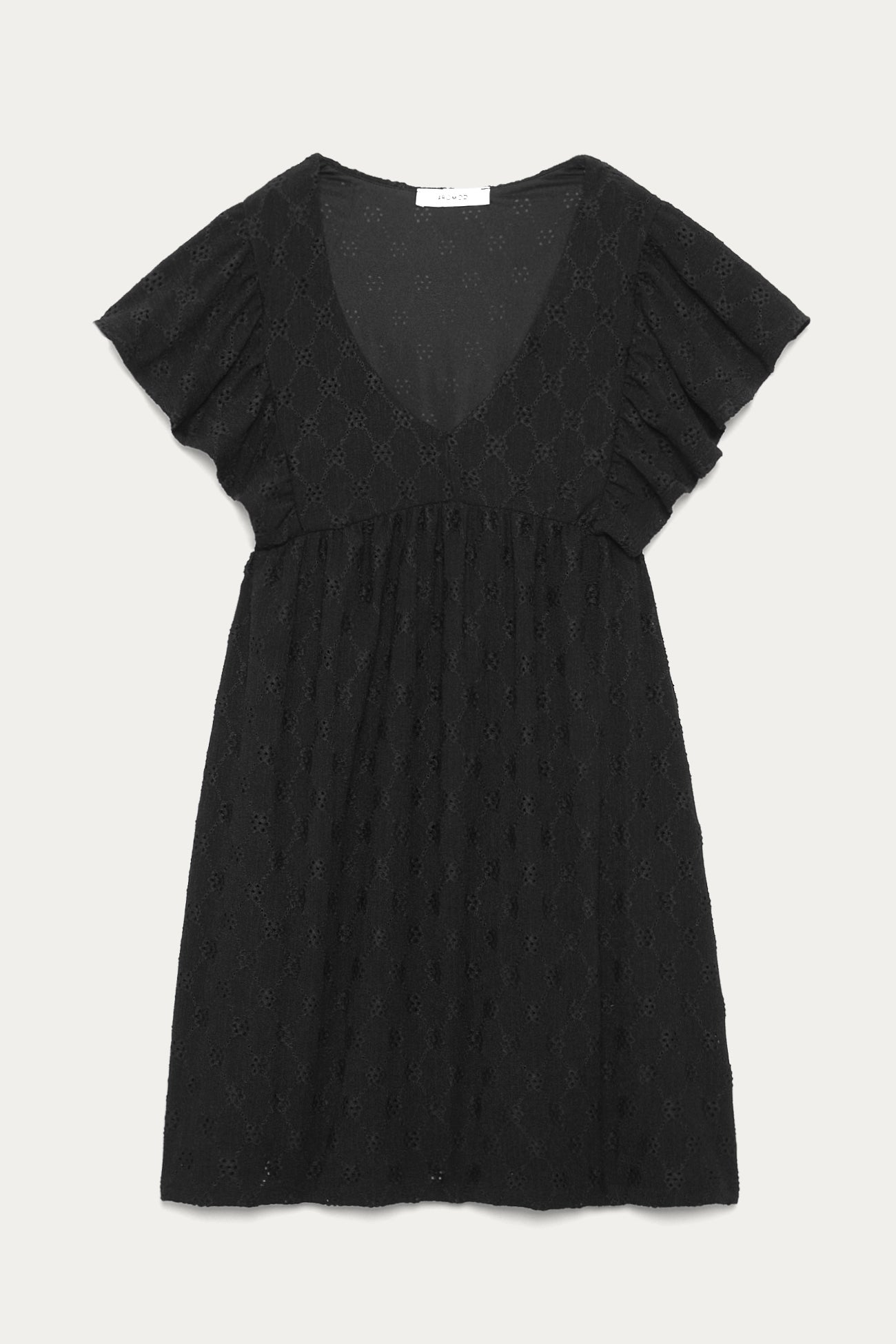 Short babydoll dress - Black