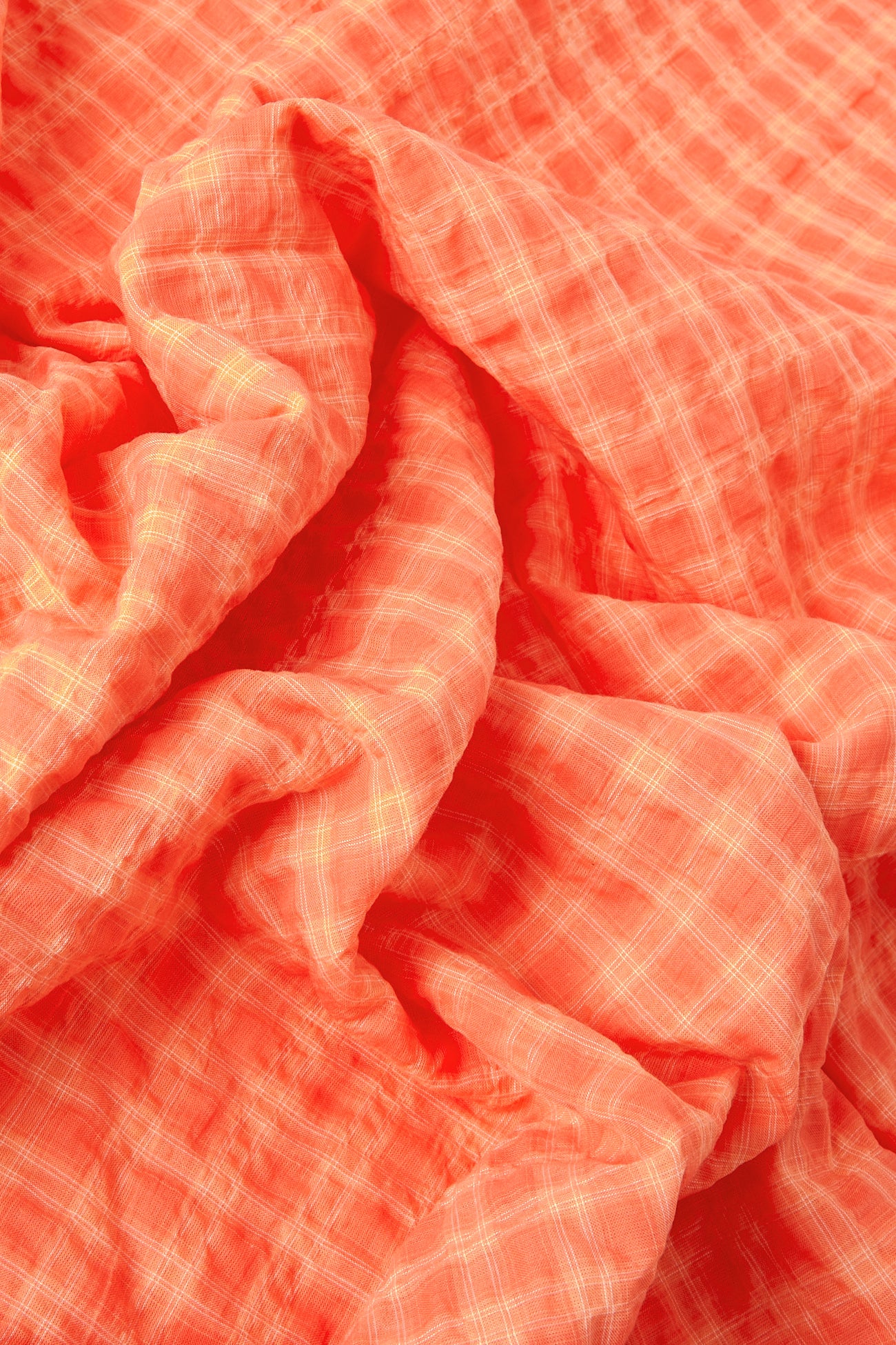 3m cotton-polyester fabric cut - Lilac checks