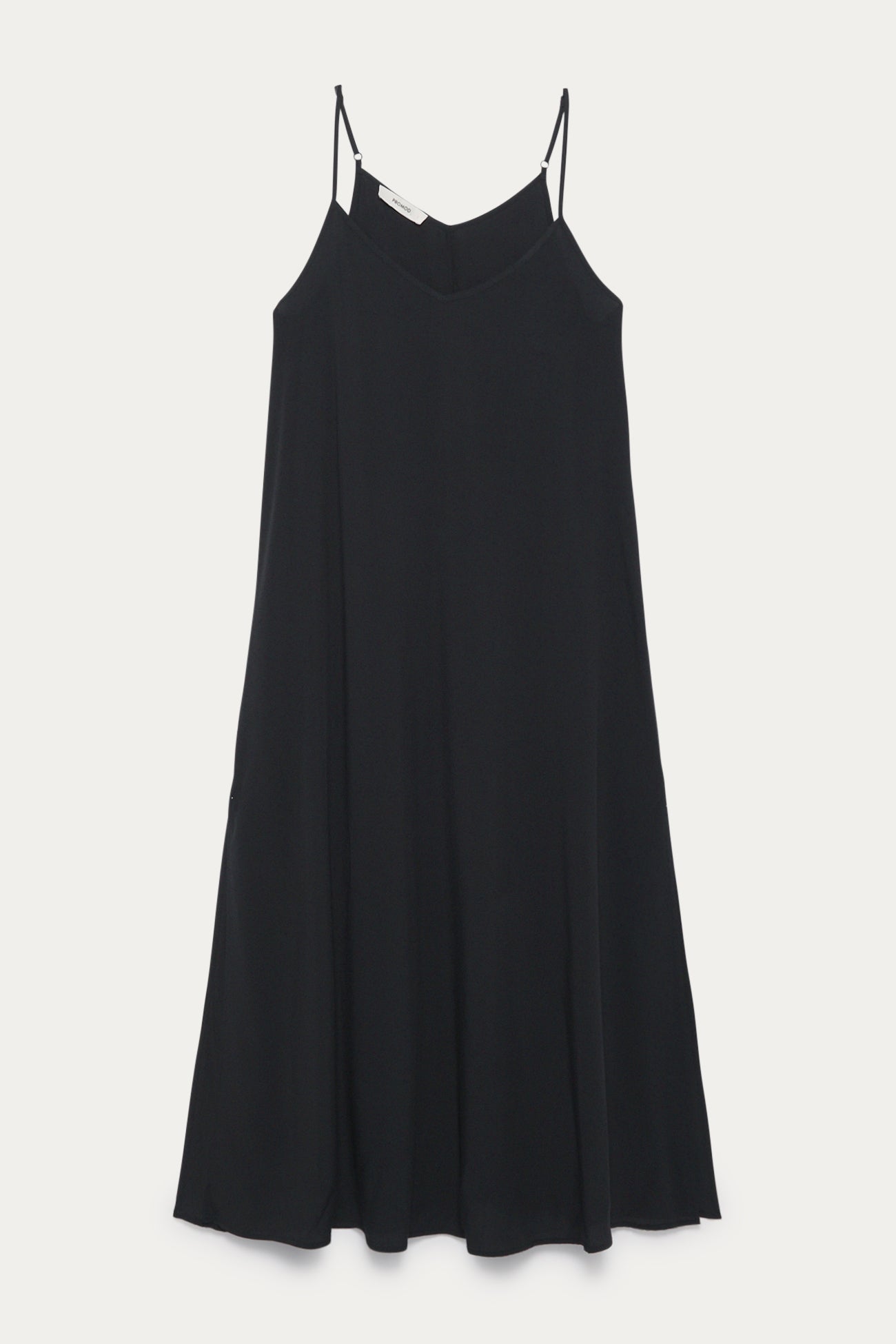 Long strappy dress - Pink print