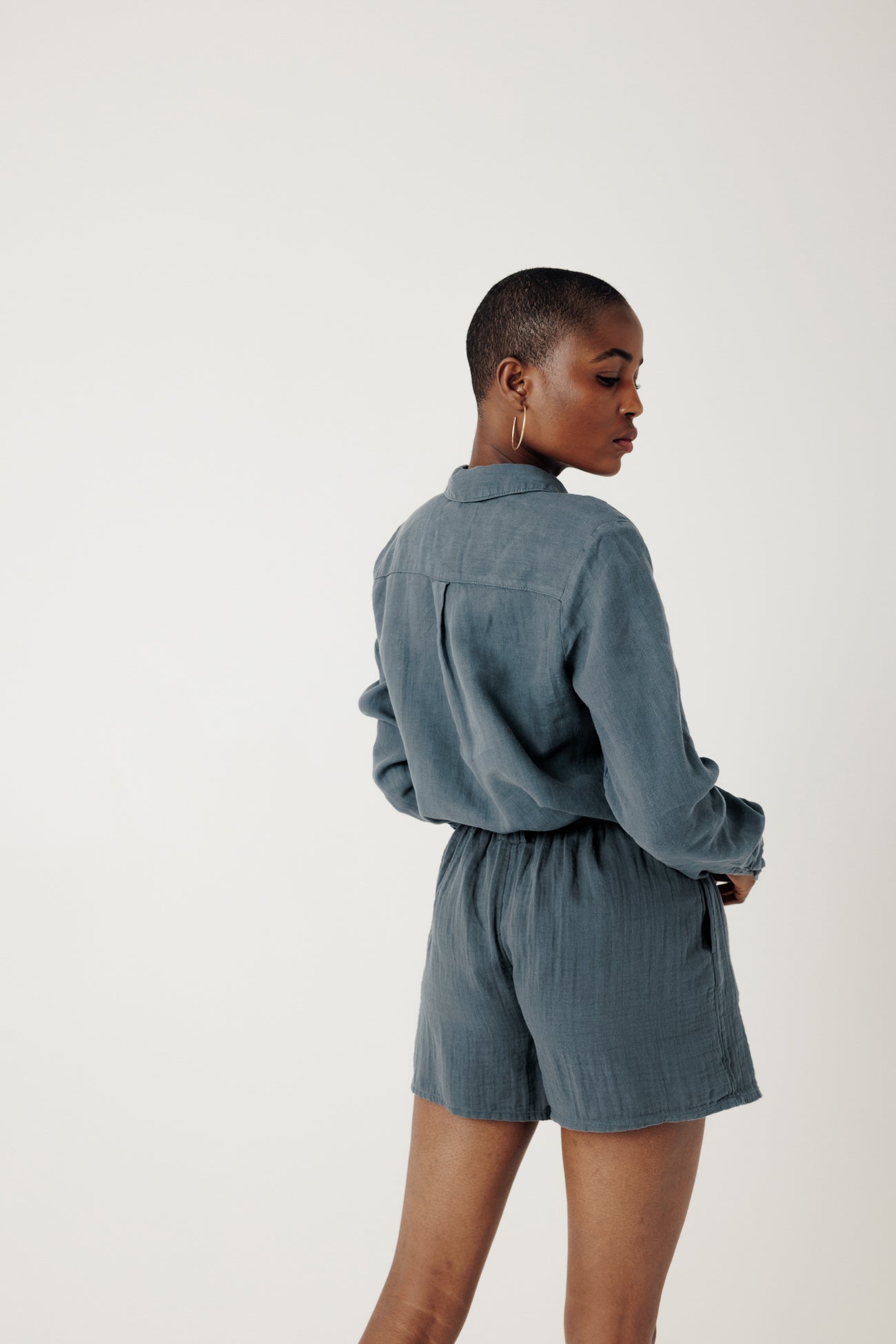 Linen shirt - Soft pink