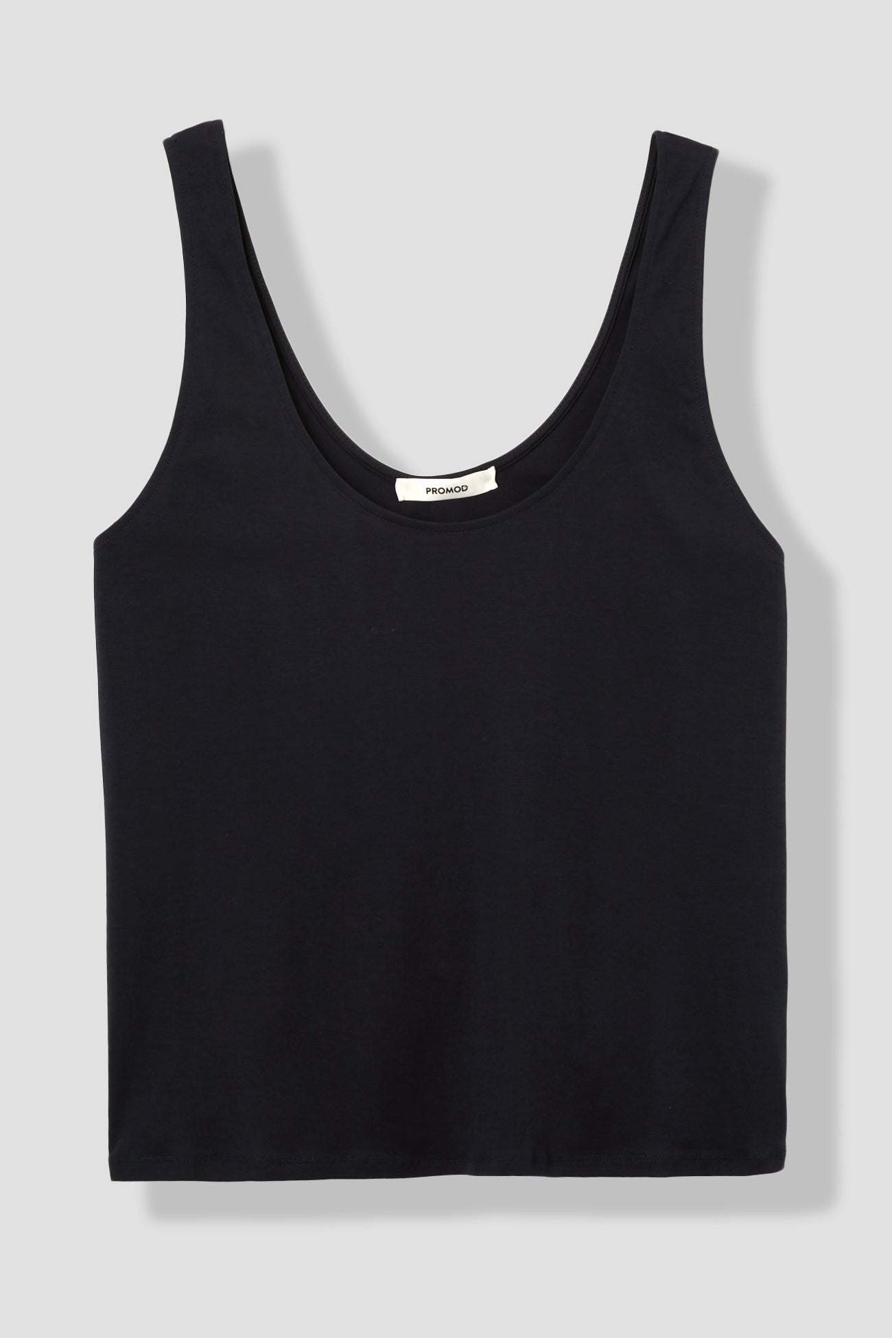 Sleeveless jersey top - Ecru