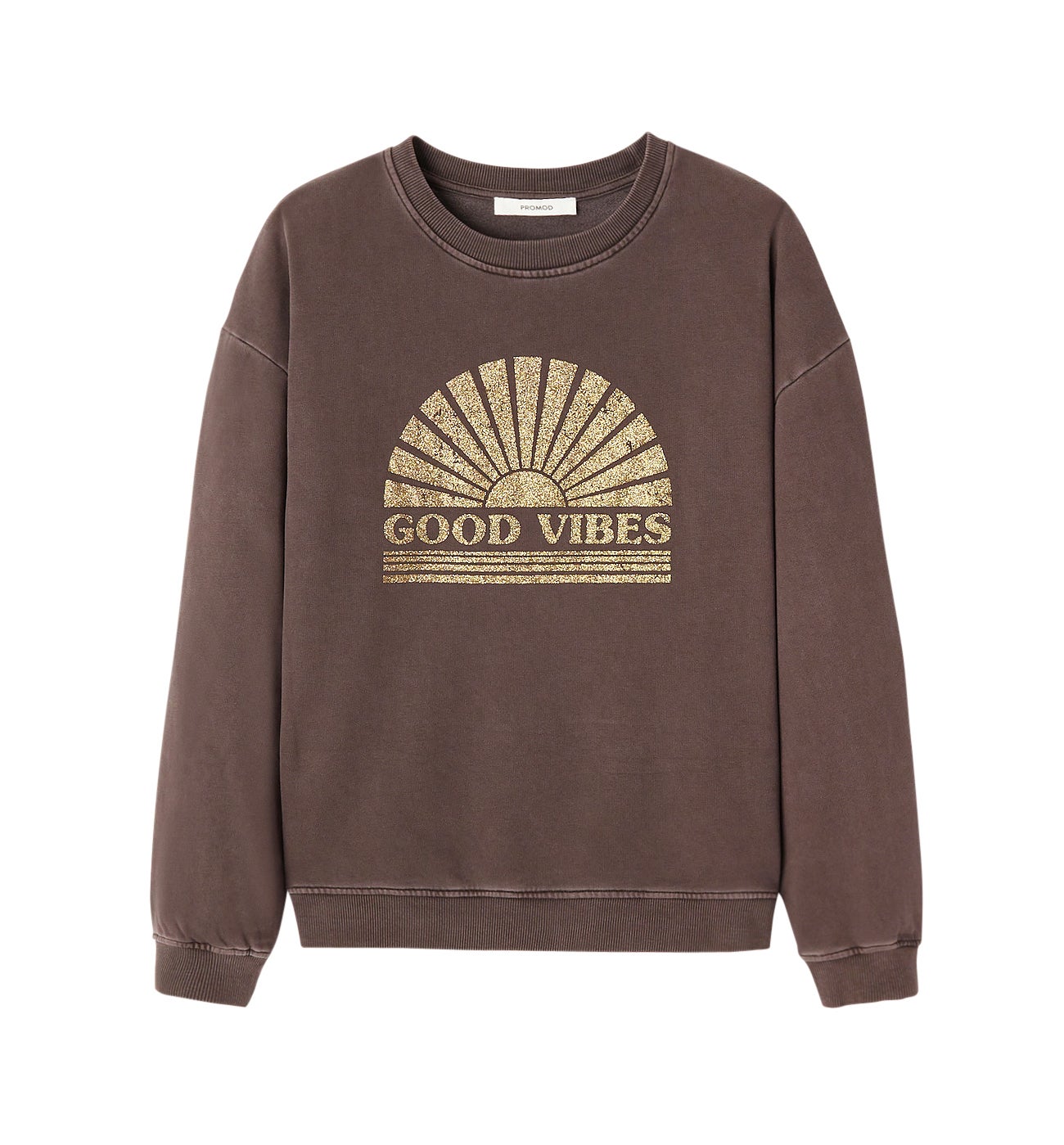 Slogan sweatshirt - Green print