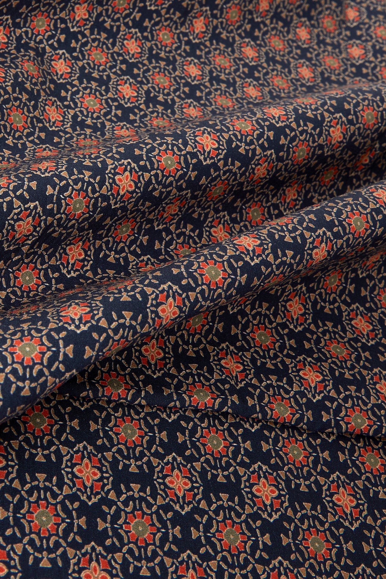 3m patterned cotton fabric cut - Black print