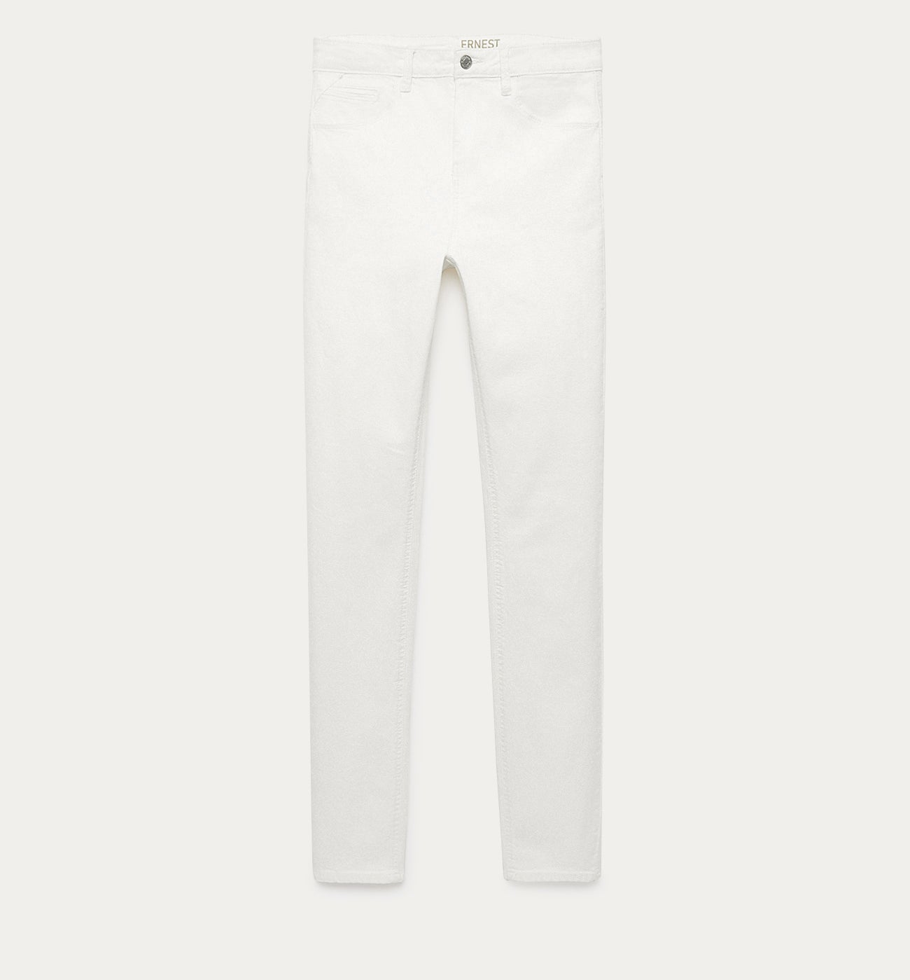 ERNEST push-up skinny jeans - White