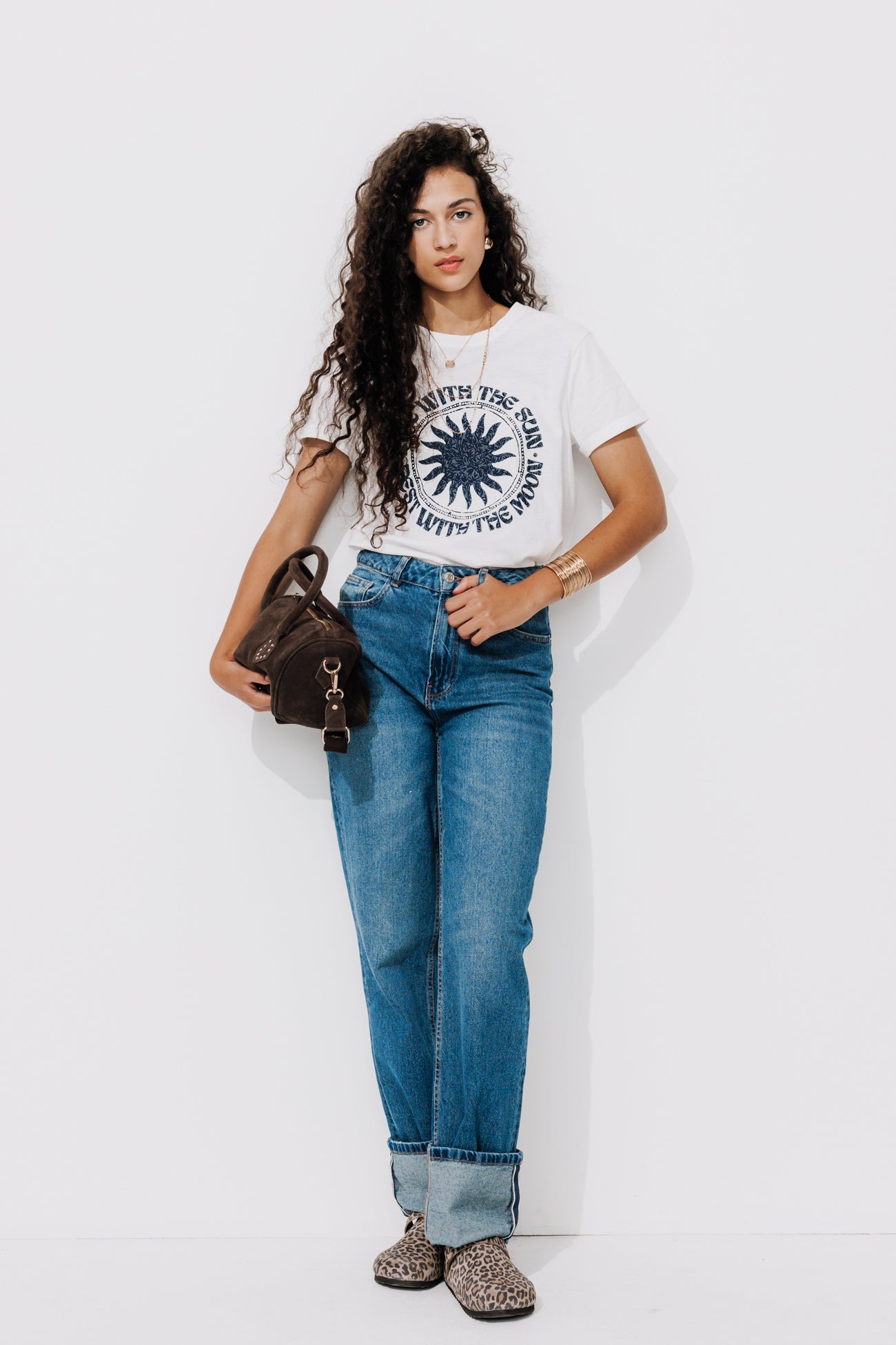 Ecodesign t-shirt - Ecru print