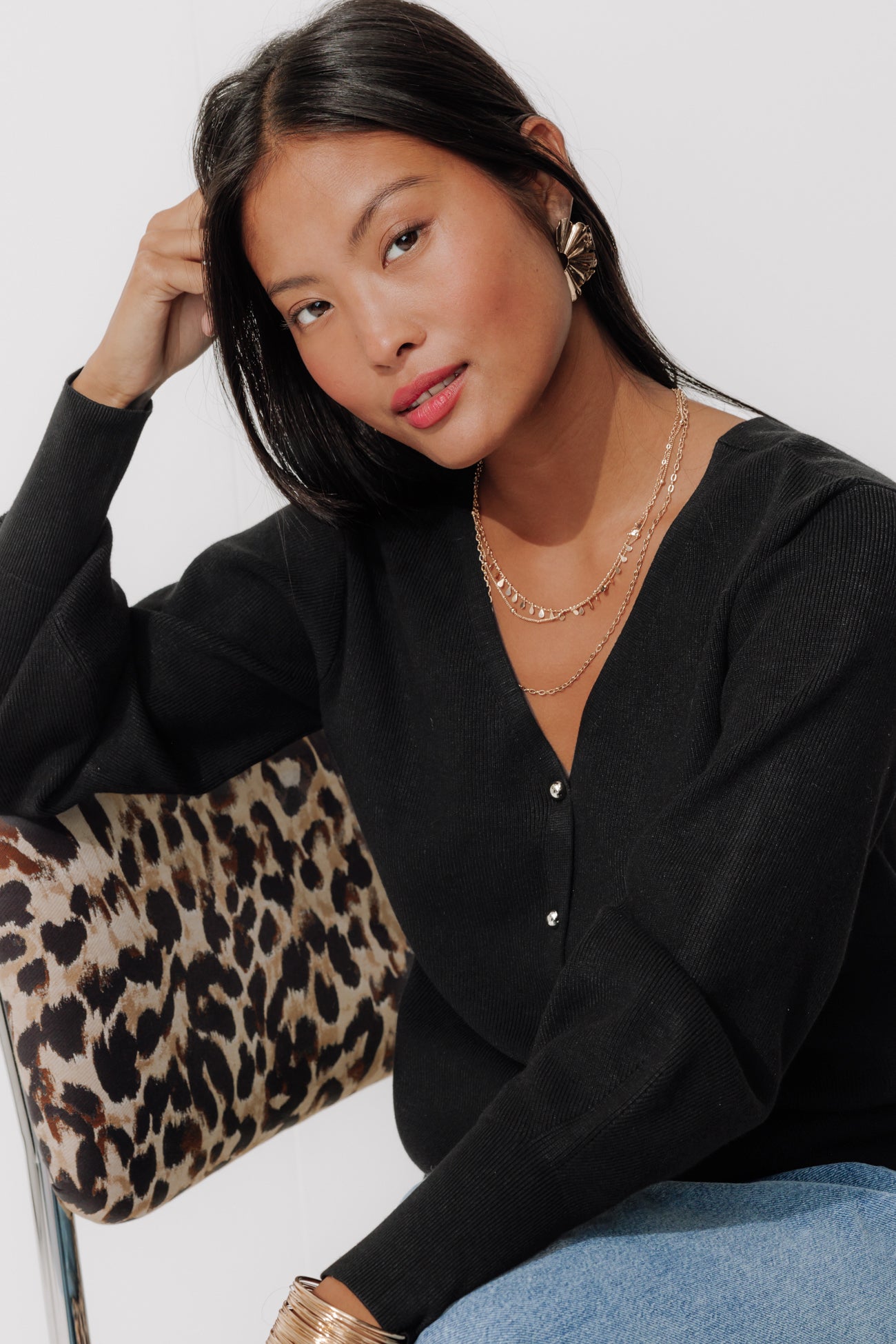 Recto/verso nautical cardigan - Violet