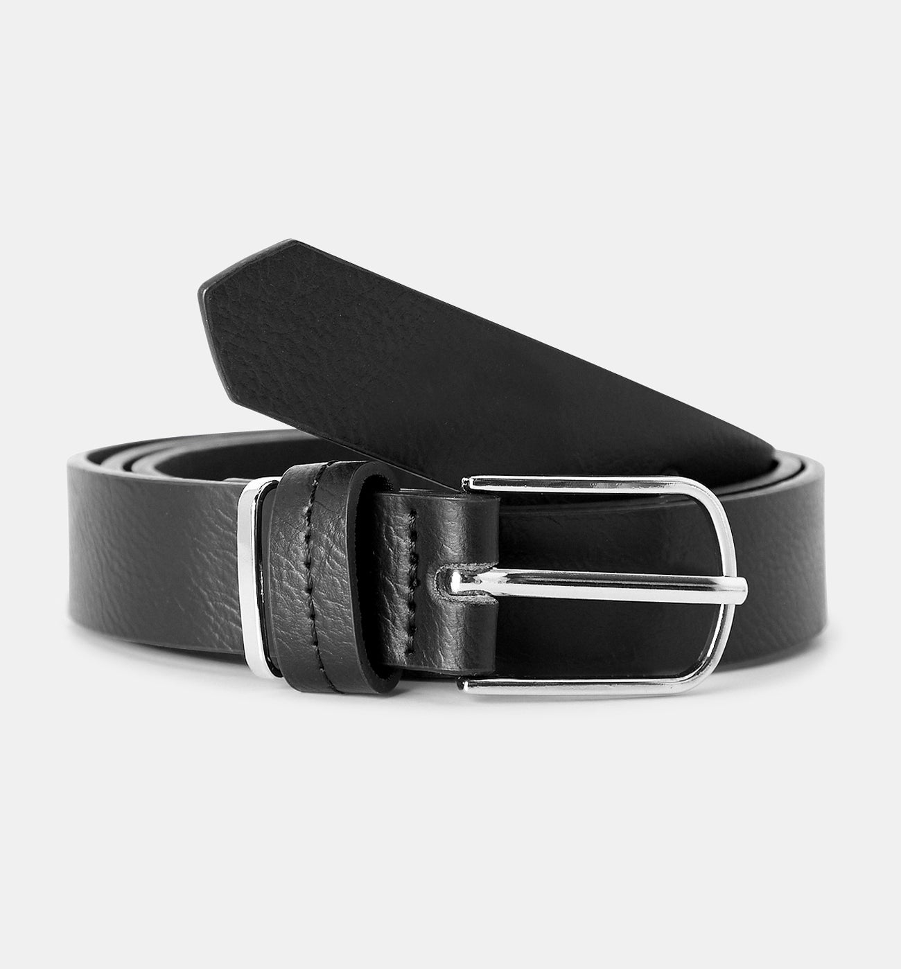 Faux leather belt - Camel