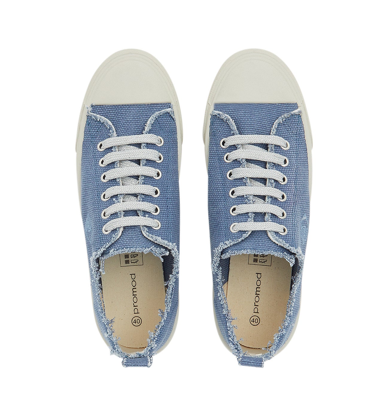 Canvas fashion trainers - Denim