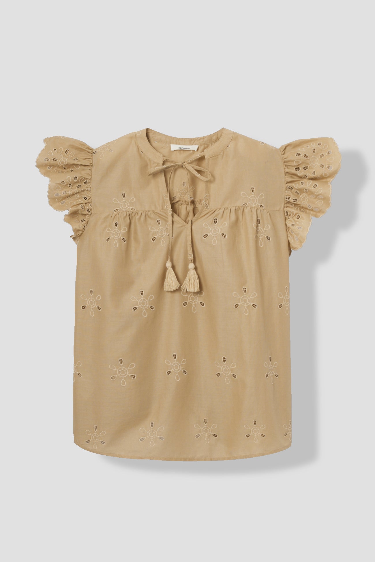 Broderie anglaise blouse - Black