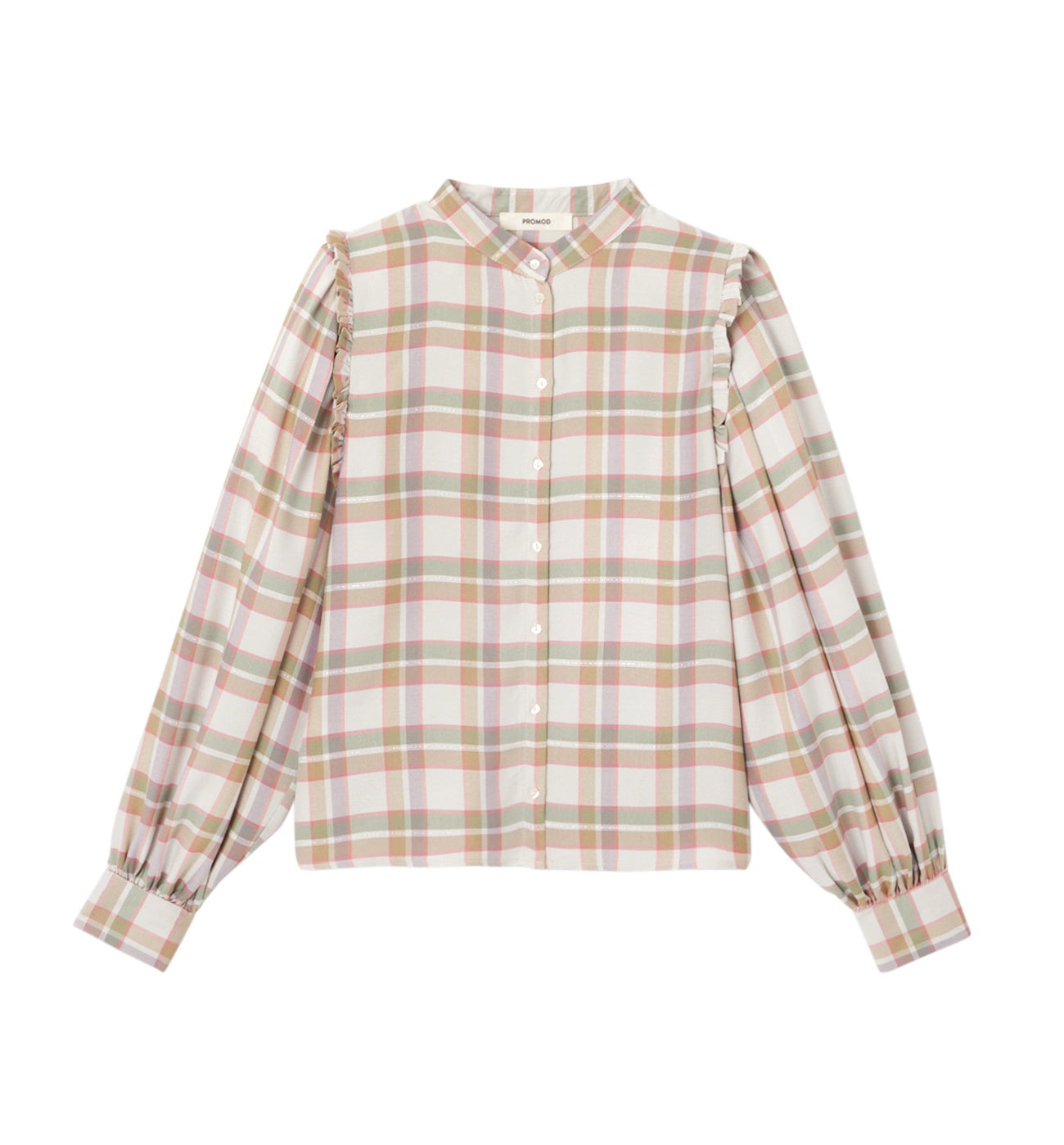 Checked shirt - Ecru checks