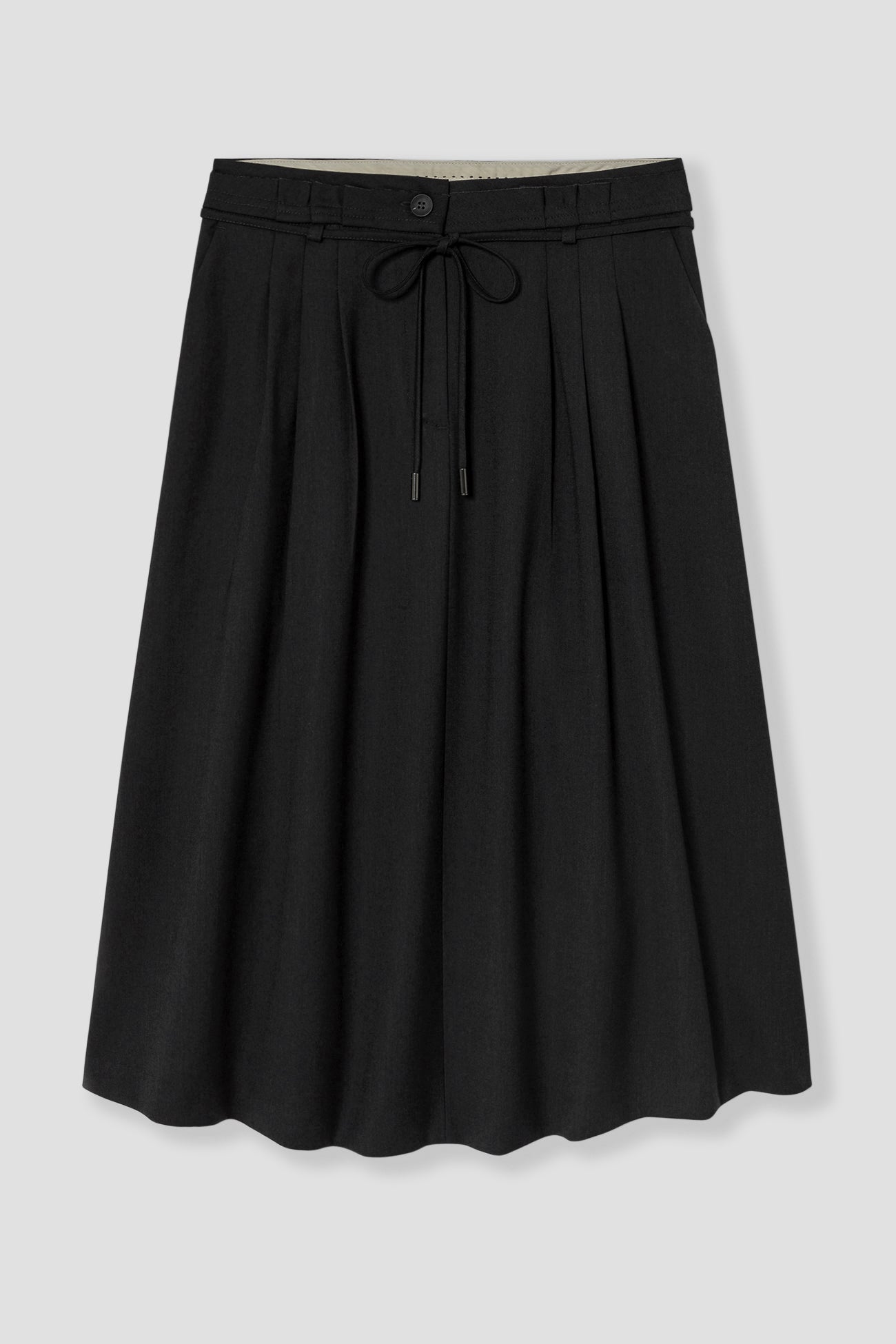 Flared midi skirt - Dark grey