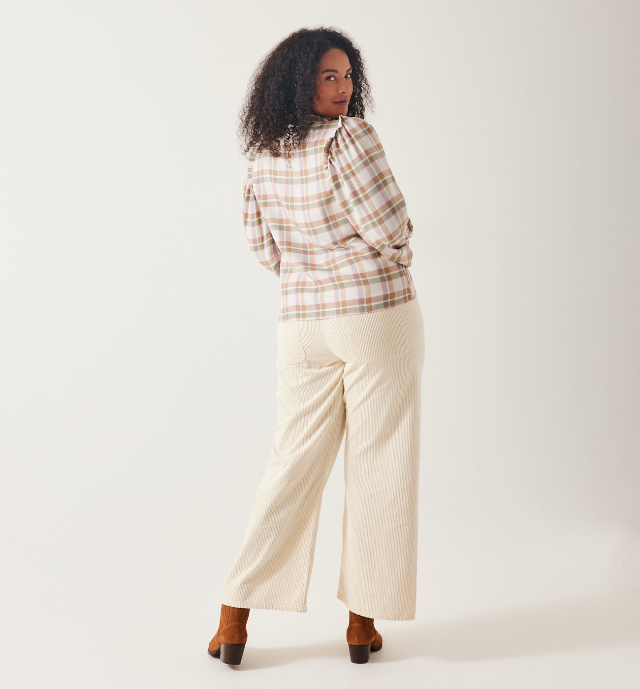 Checked shirt - Ecru checks