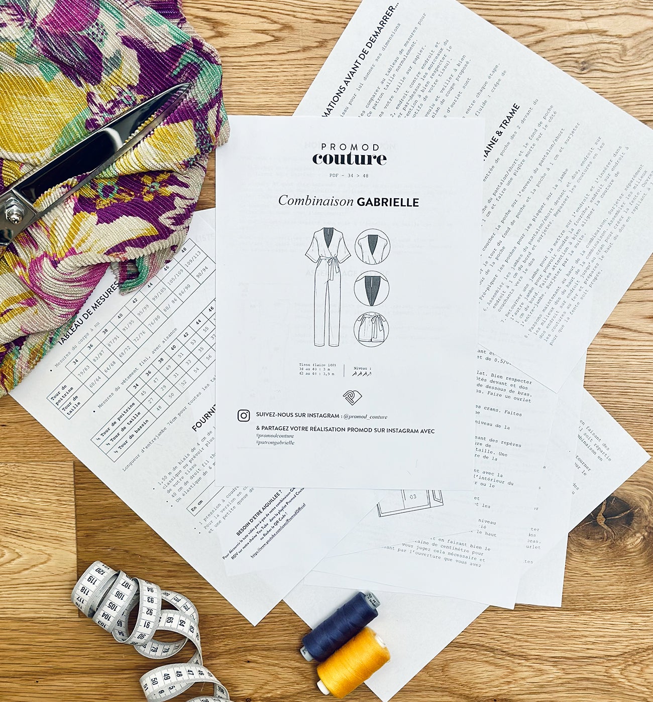 PROMOD jumpsuit sewing pattern - Sans coloris