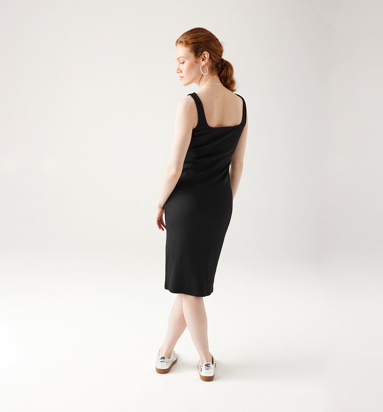 Plain strappy dress - Ochre